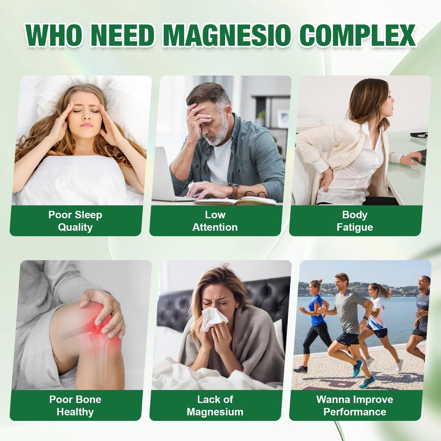 Uarkendos 29-in-1 Magnesium Complex for Women & Men Supplements Capsules 240