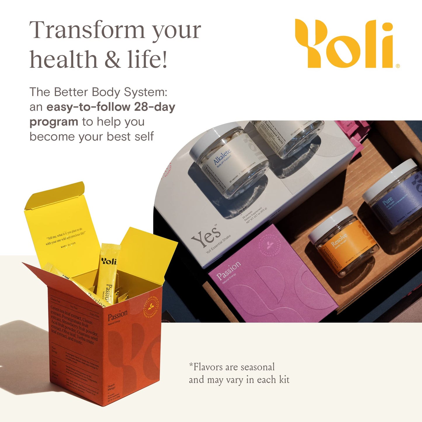 Yoli Transformation Kit Capsule 1 (8-Piece Set)
