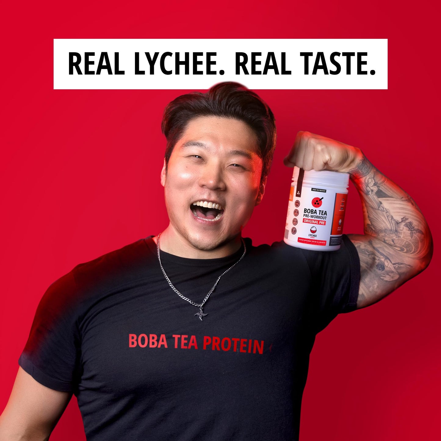 Boba Tea Protein Pre-Workout Powder 16.2 Servings