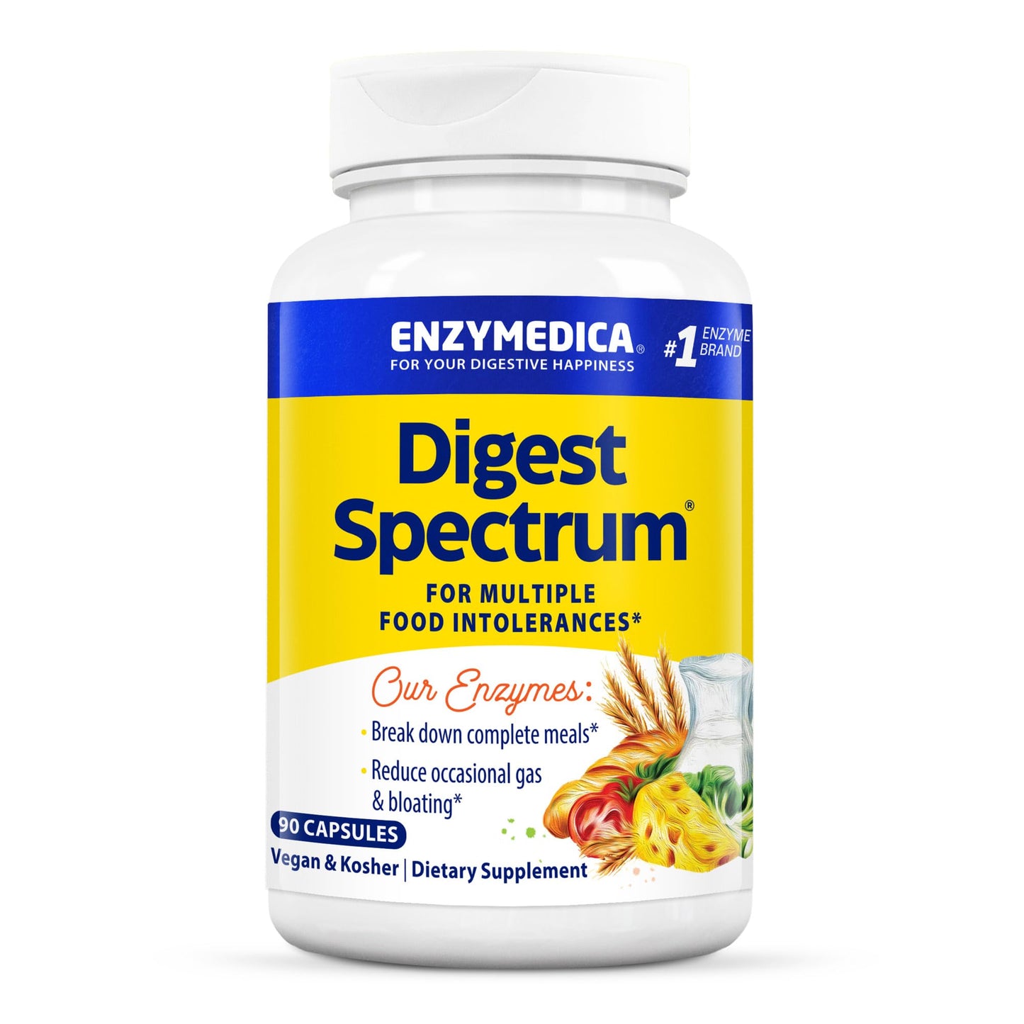 Enzymedica Digest Spectrum Capsules, 90 Count