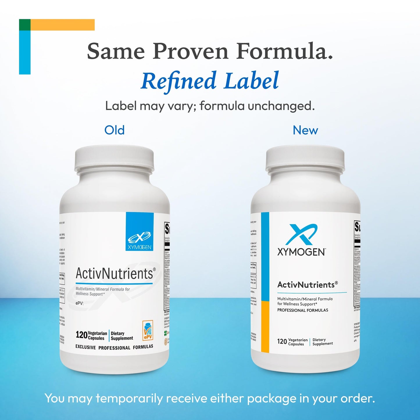 XYMOGEN ActivNutrients Multivitamin & Multimineral Formula Capsules 120
