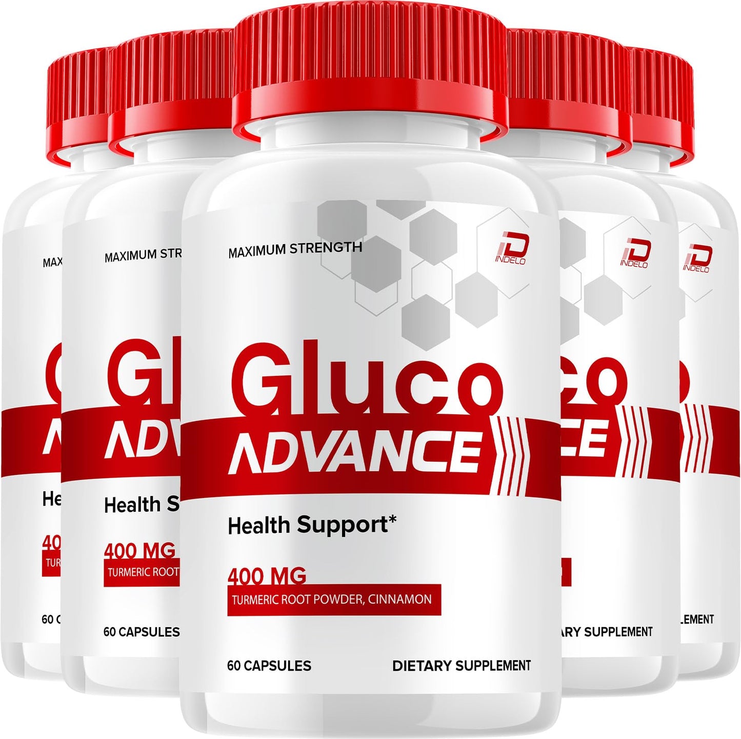 Indelo Gluco Advance Capsules 300 Capsules