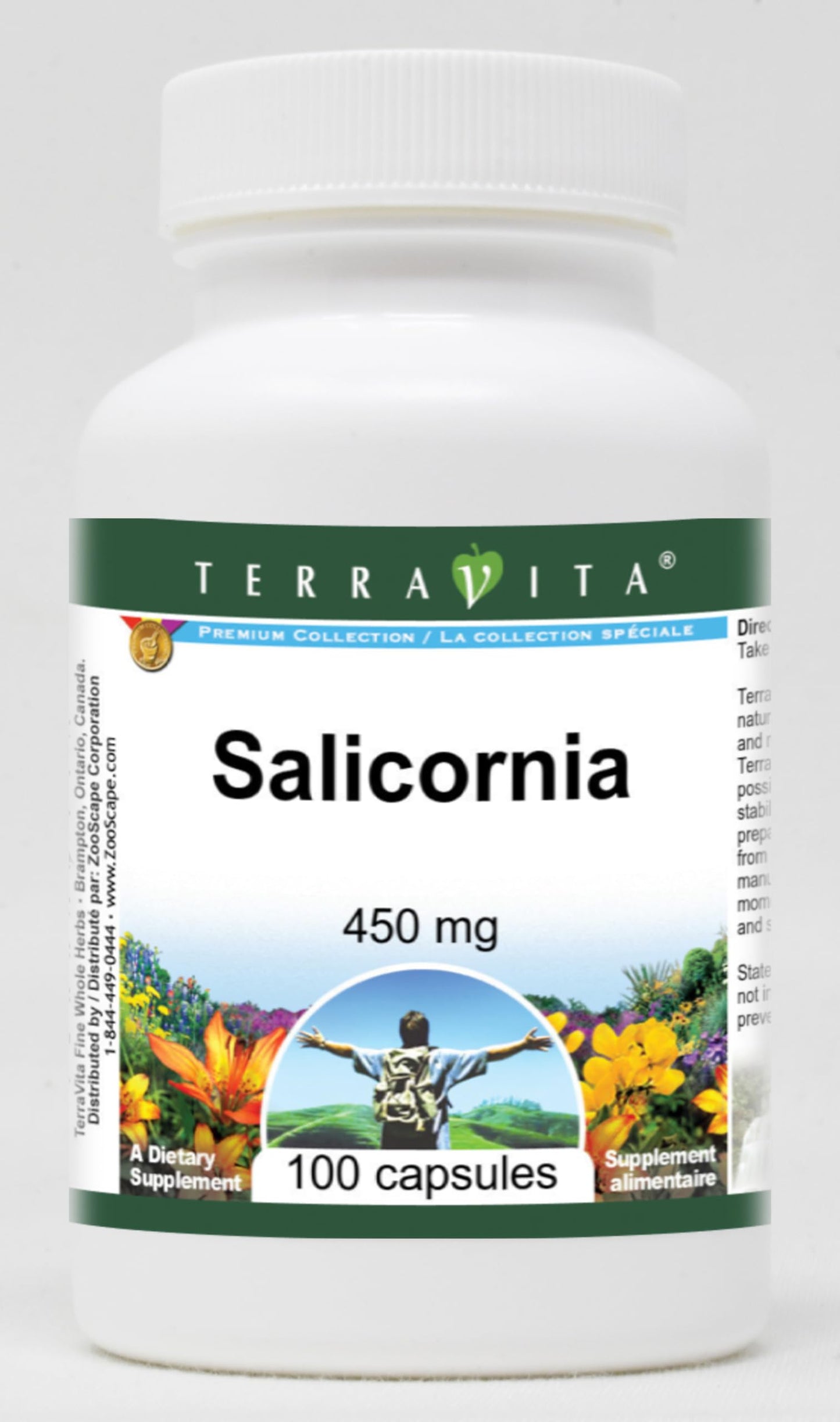 Terravita Salicornia 450 mg Capsule, 100 Count