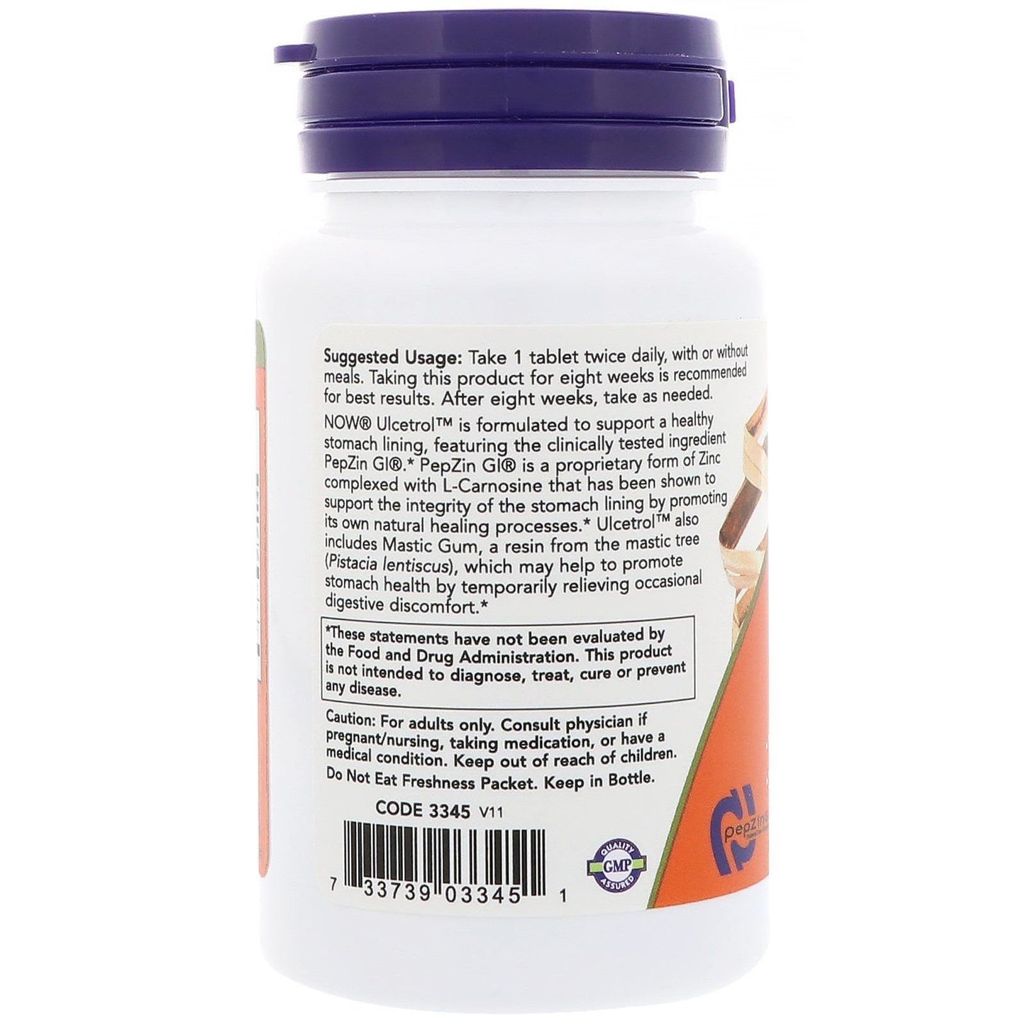 NOW Foods Ulcetrol 60 Tablets