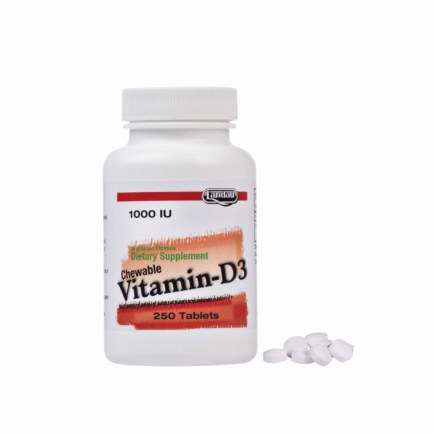 LANDAU Vitamin D3 1000IU Tablet, 1 Count