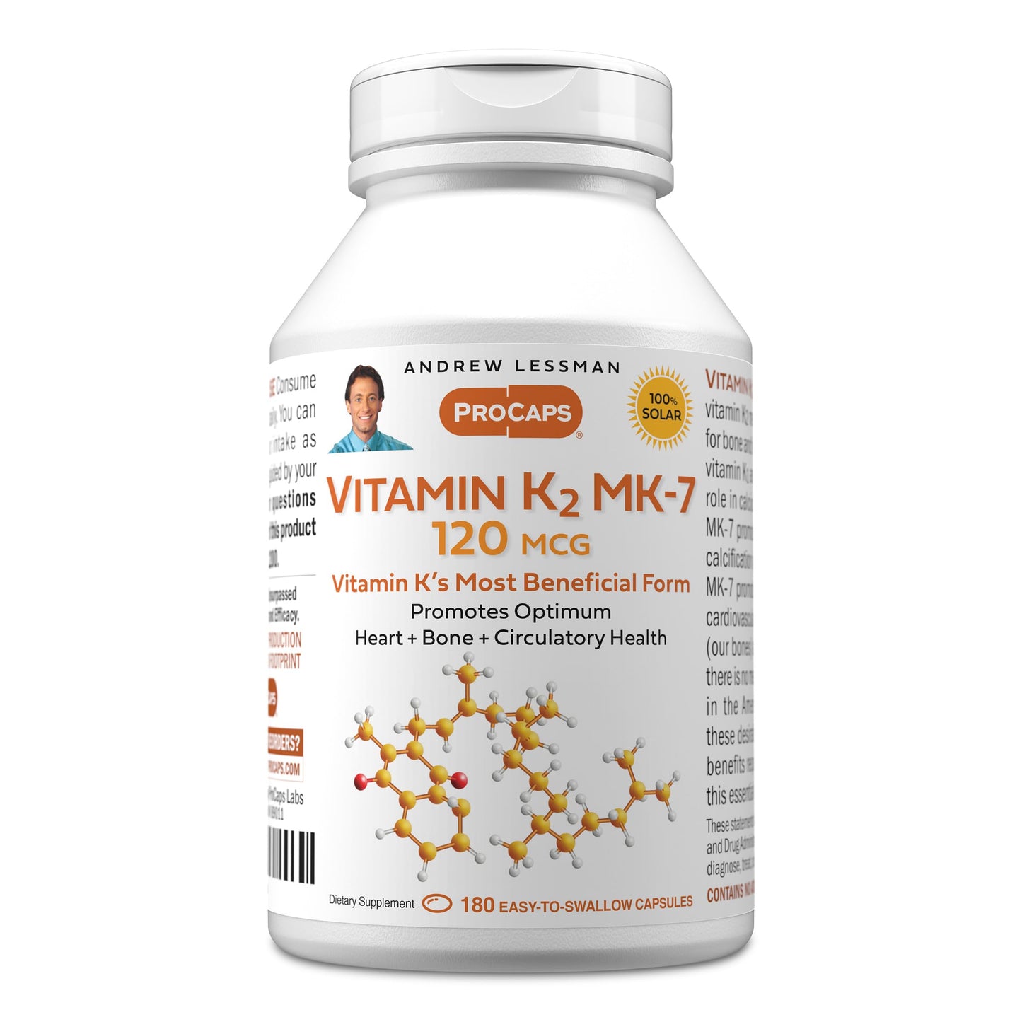 Andrew Lessman Vitamin K2 MK7 120 mcg Capsule 180