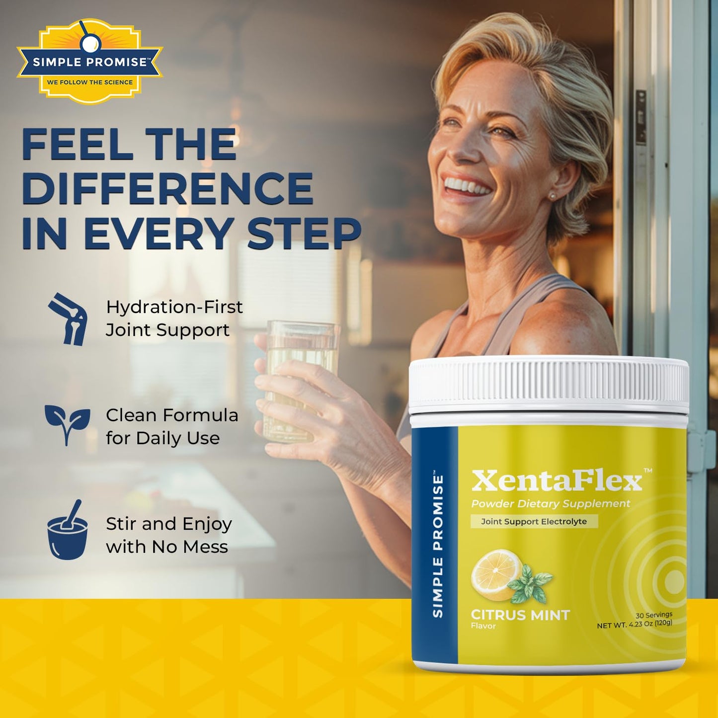 Simple Promise XentaFlex Joint Support Electrolyte Powder 4.23 Ounce