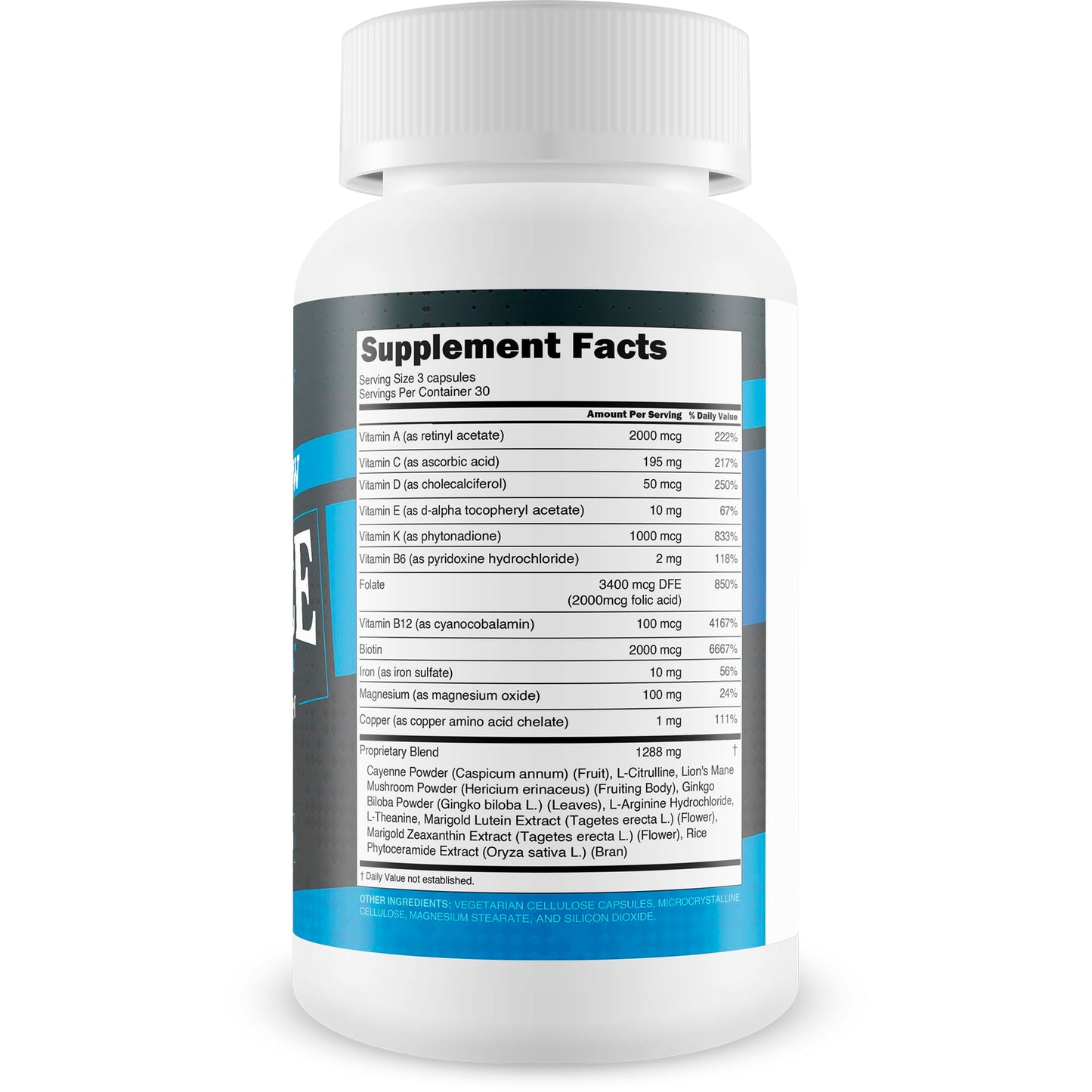 New Vibrations Nutrition Space Protocol Blood Flow Booster Capsules, 90 Count