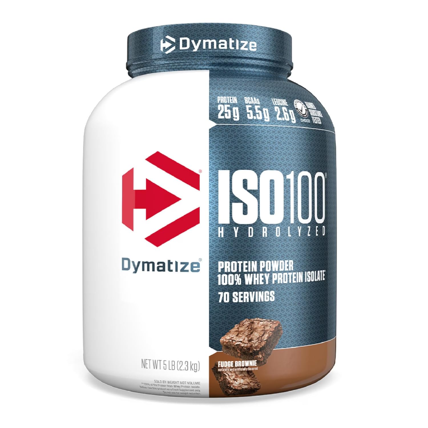 Dymatize ISO 100 Hydrolyzed Whey Protein Powder Isolate, 80 Servings