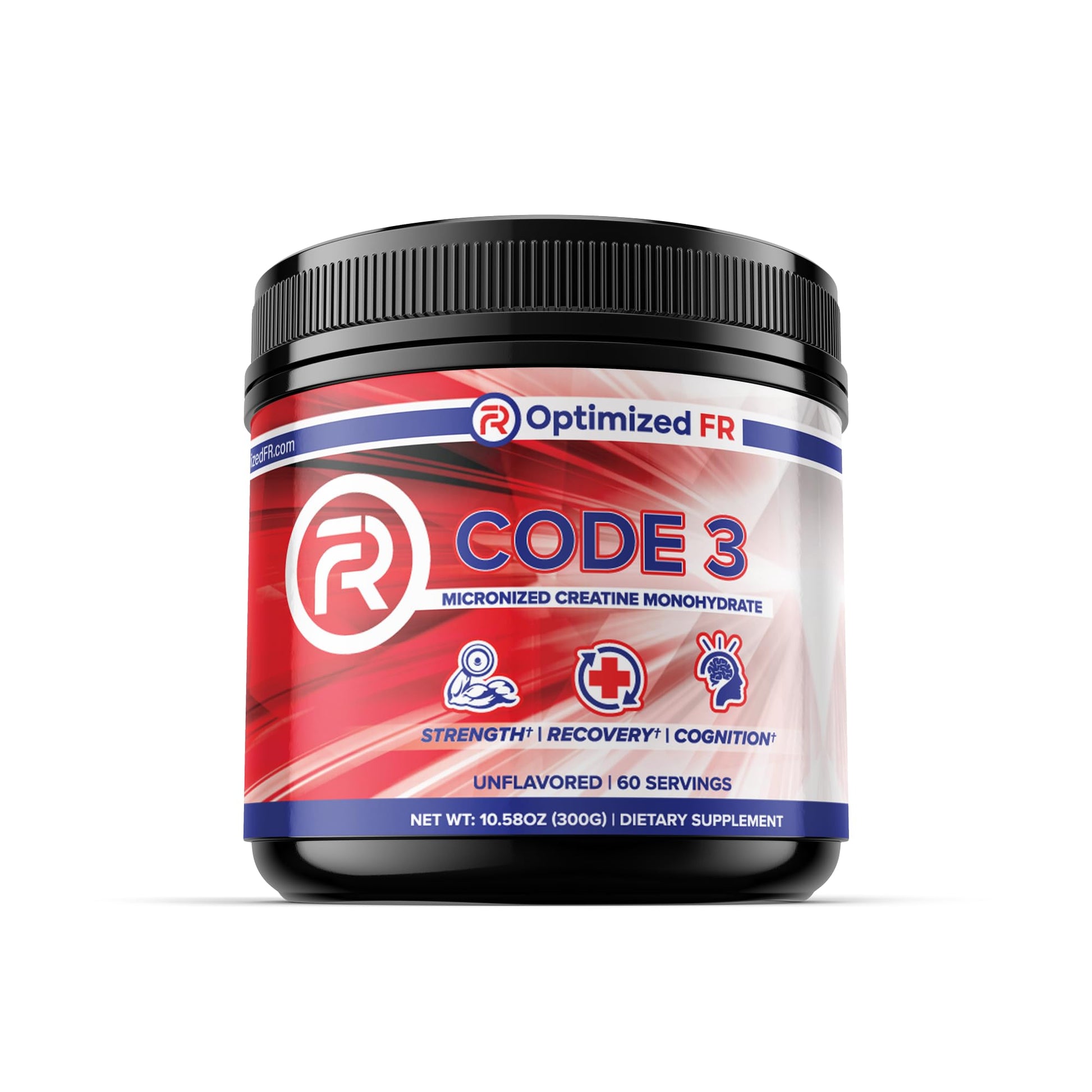 Optimized FR Code 3 Micronized Creatine Monohydrate Powder 10.58 oz