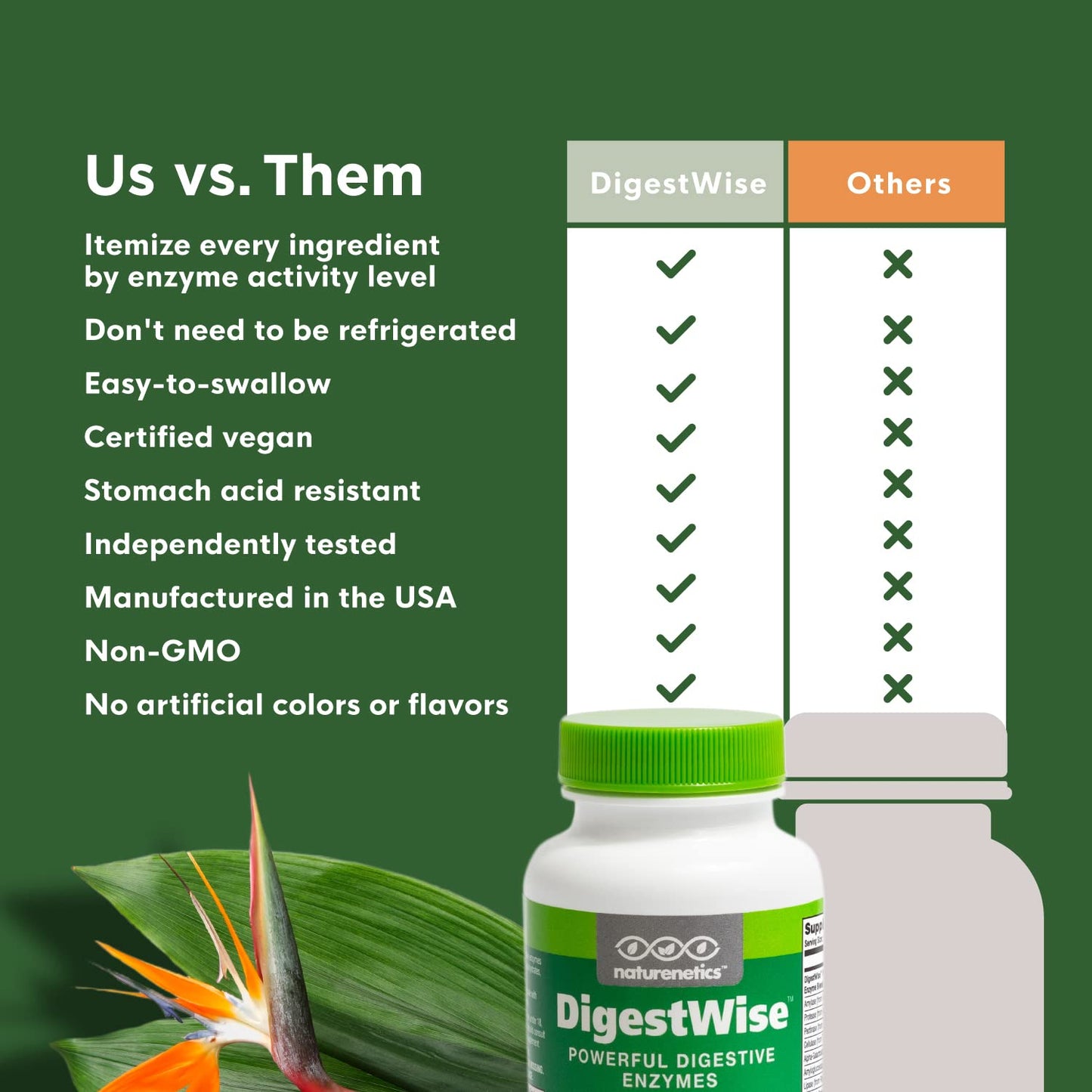 Naturenetics DigestWise Digestive Enzymes Capsule 540