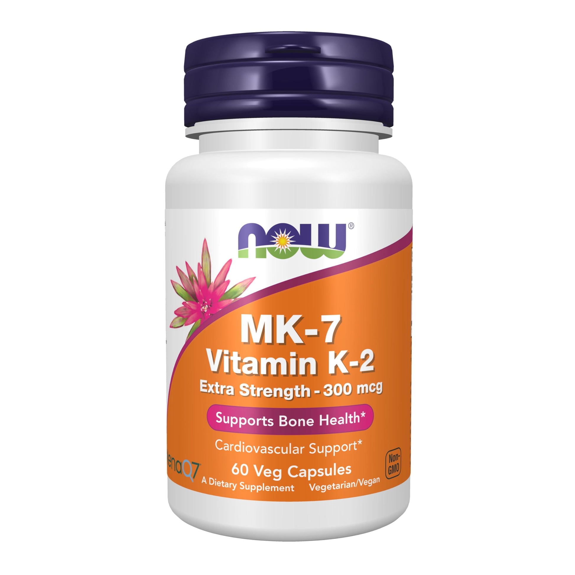 NOW Foods Vitamin K2 (MK-7) 300 mcg, Extra Strength, Supports Bone Health*, 60 Veg Capsules