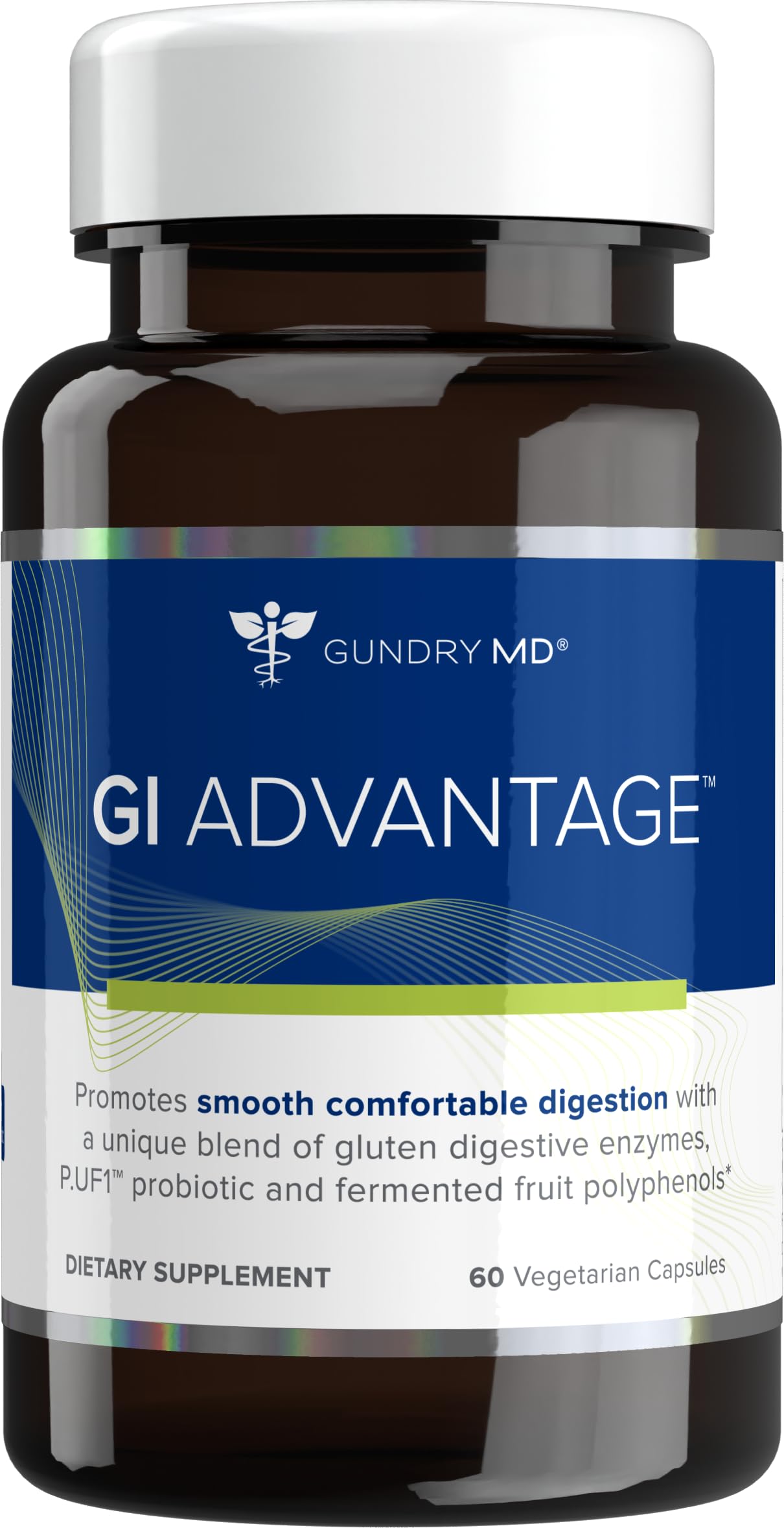 Gundry MD GI Advantage Gut Supplement Capsules, 60 Count