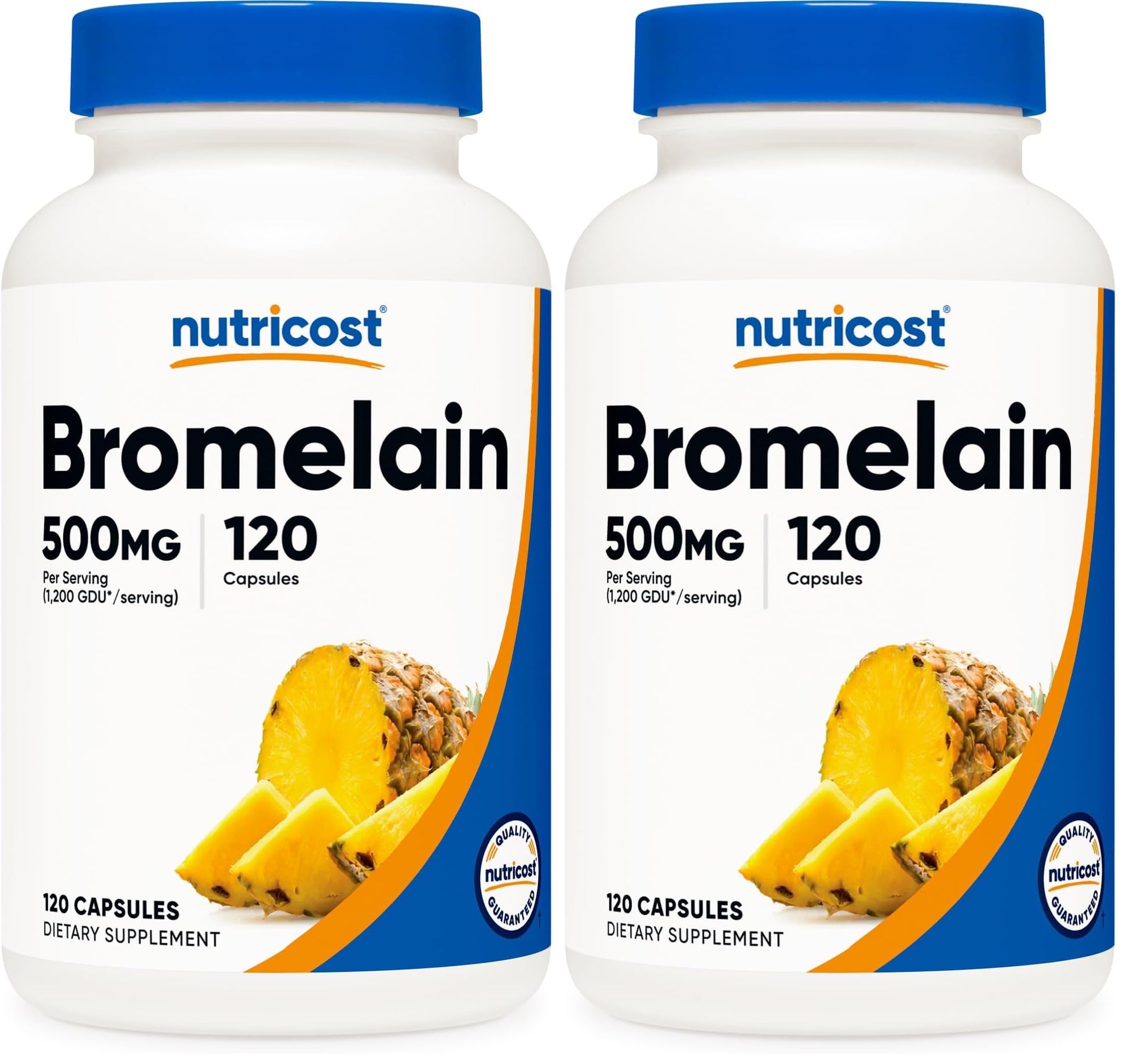 Nutricost Bromelain 500mg Capsules, 240 Count
