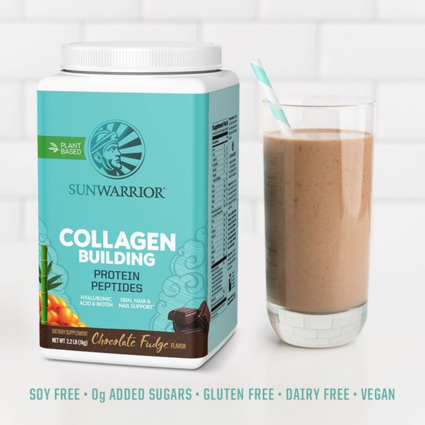 Sunwarrior Plant-Based Collagen Building Powder, 61.6