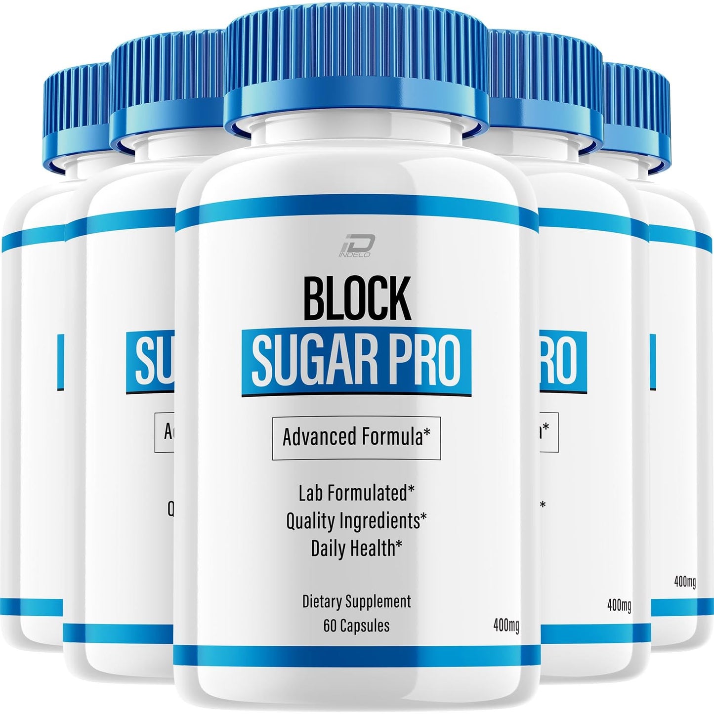 Indelo Block Sugar Pro Capsules, 300 Capsules