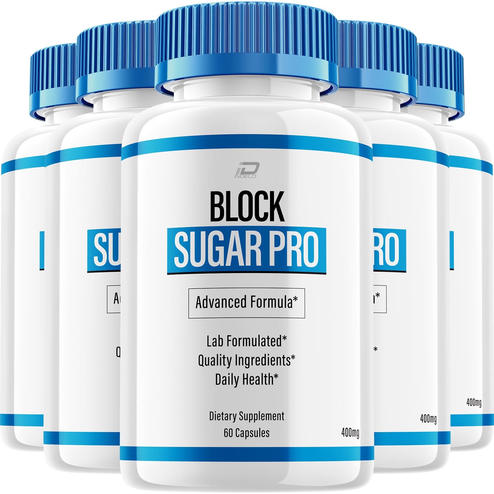 Indelo Block Sugar Pro Capsules, 300 Capsules