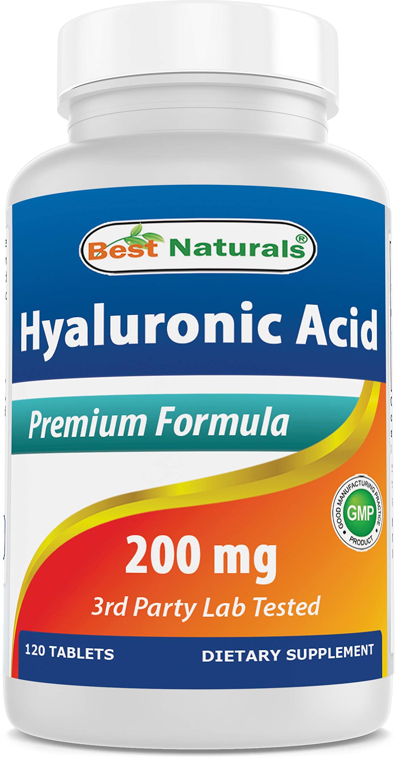 Best Naturals Hyaluronic Acid 200 mg Tablets 120 Count