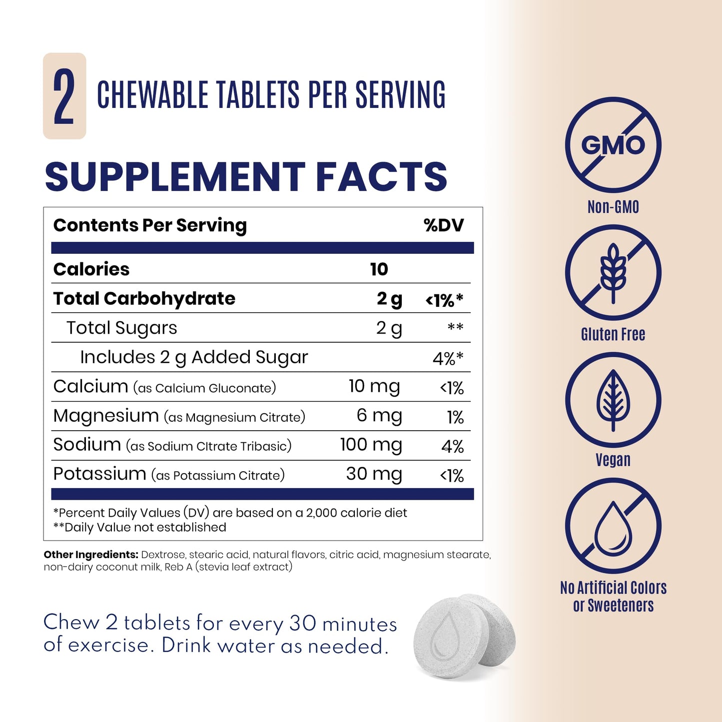 SaltStick Electrolyte FastChews Coconut Pineapple Chewable 120 Count