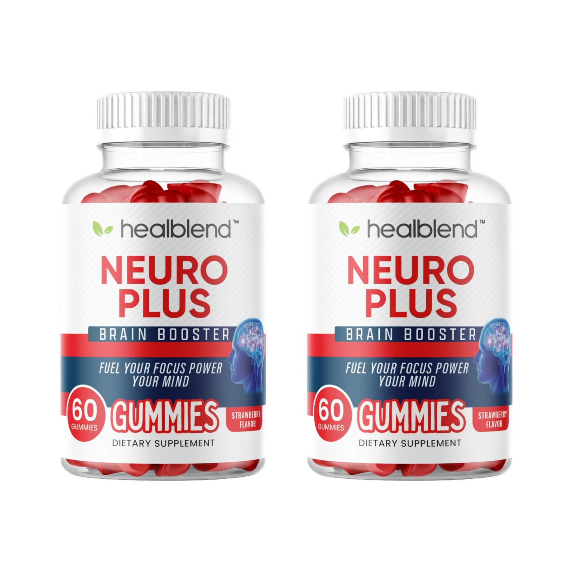 Healblend Neuro Plus Brain Booster Gummies 60 Count