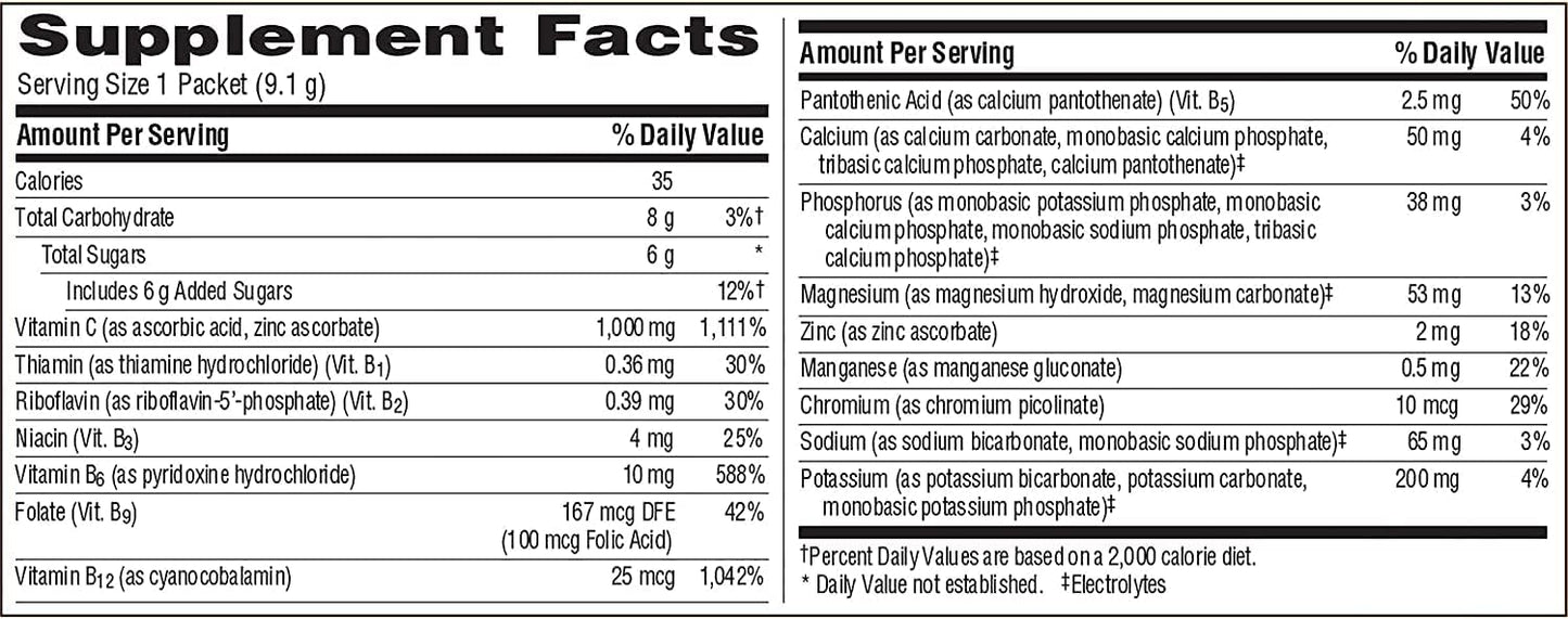 Emergen-C Super Orange Powder, 19.2 oz