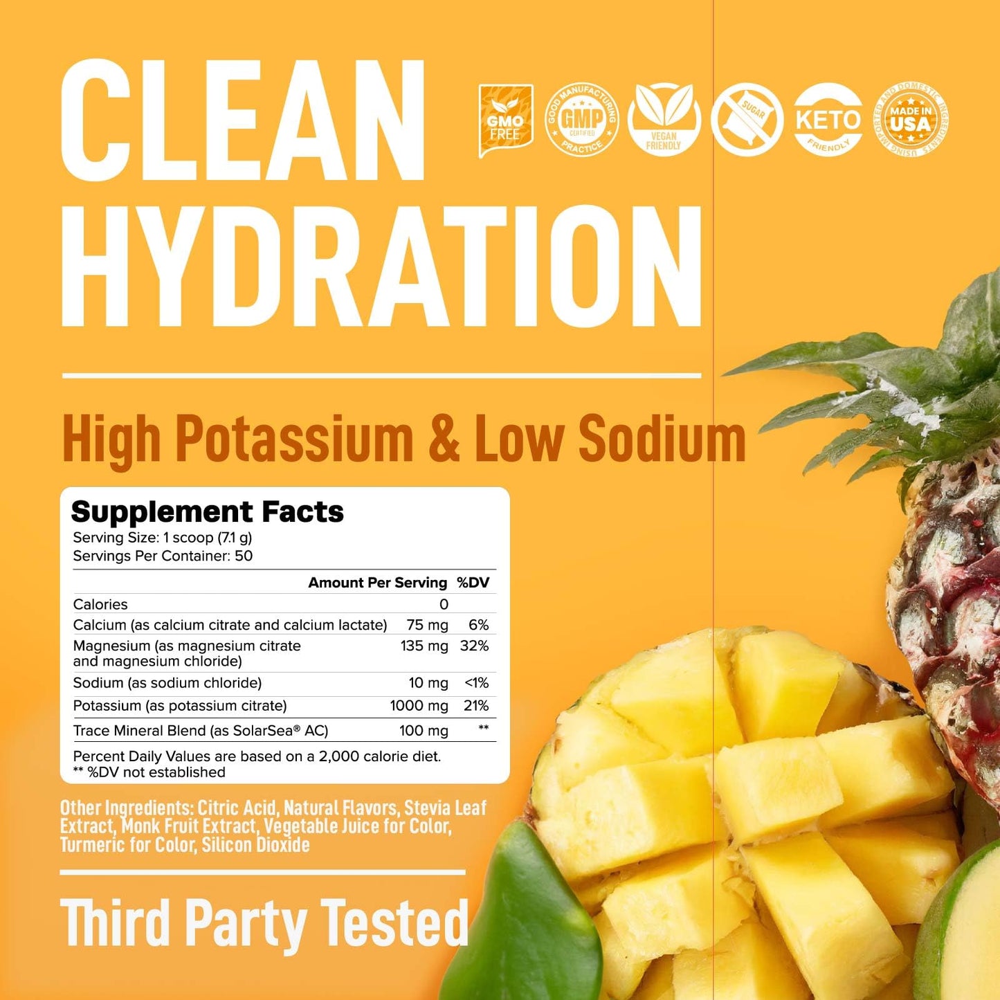 Keppi Sugar Free Electrolytes Powder Tropical Punch 12.5 oz