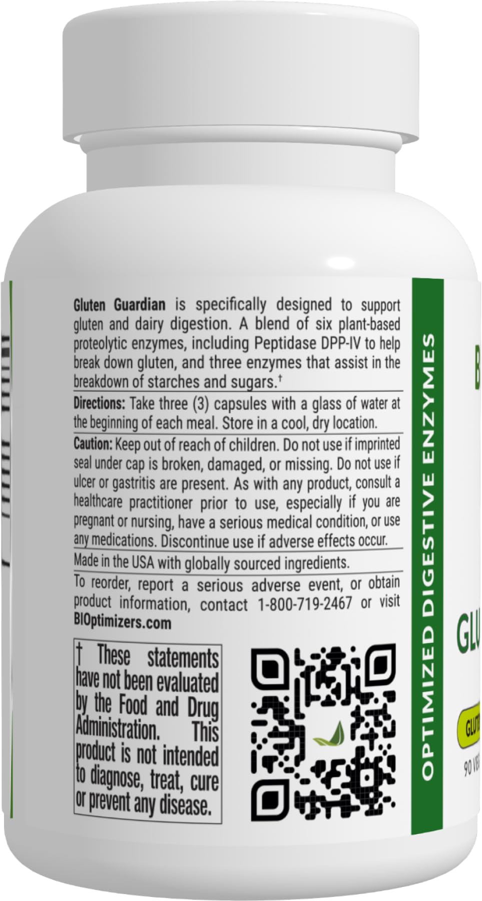 BIOptimizers Gluten Guardian 3.0 90 Capsules