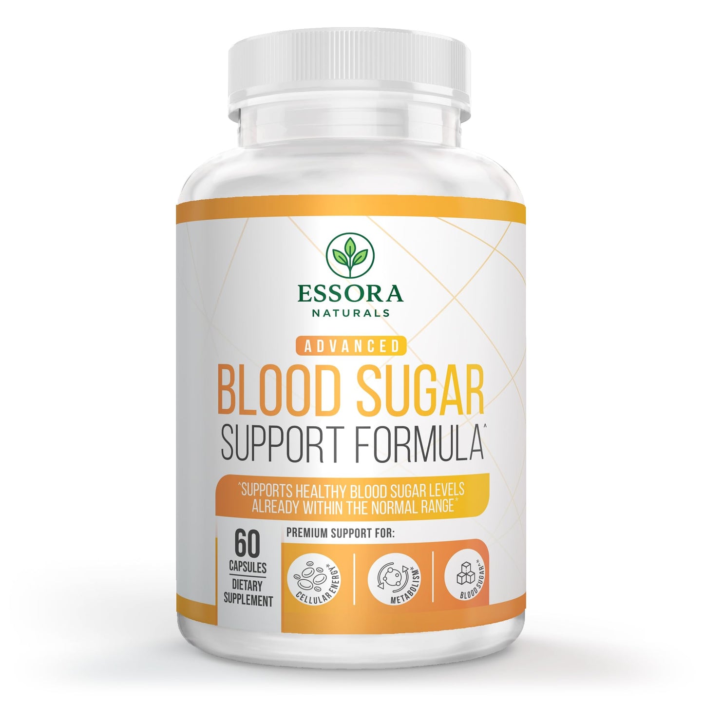 Essora Naturals Blood Sugar Complex Capsules 60 Count