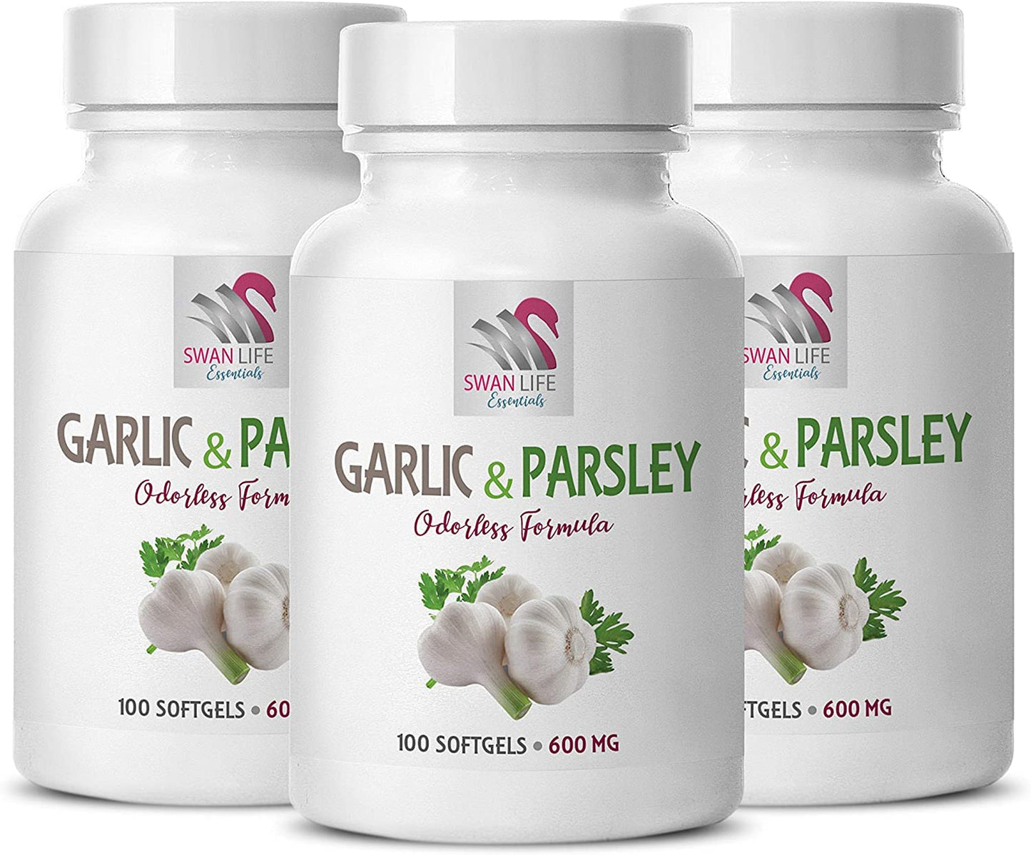 SWAN LIFE ESSENTIALS Garlic and Parsley Odorless Formula Capsules 300