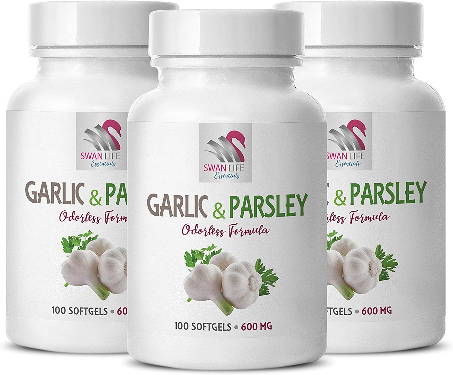 SWAN LIFE ESSENTIALS Garlic and Parsley Odorless Formula Capsules 300