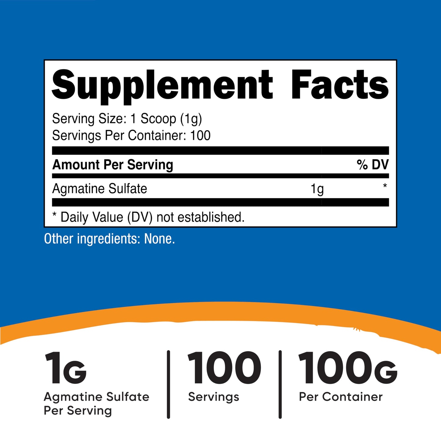 Nutricost Agmatine Powder 3.6 Ounce