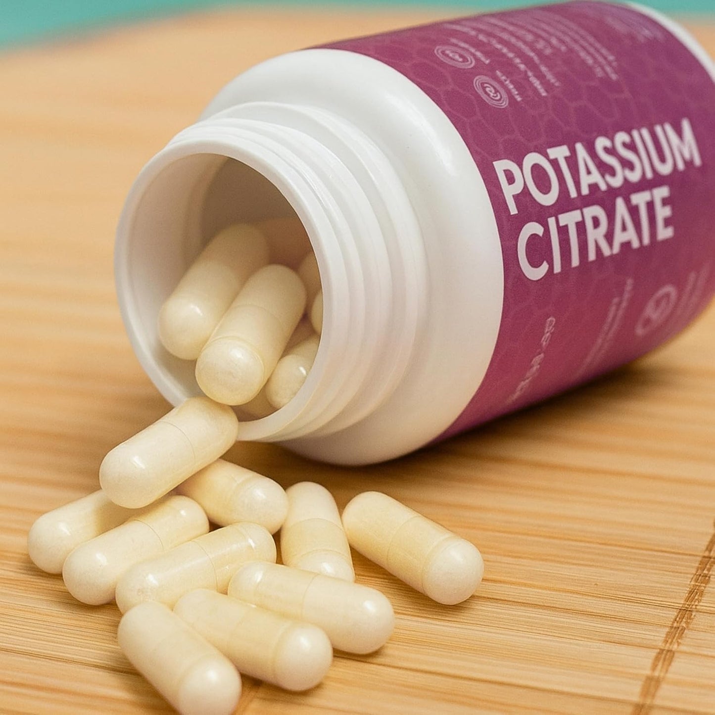 AIKOURA HERBS Potassium Citrate Capsules 1600 mg, 60 Vegan Capsules