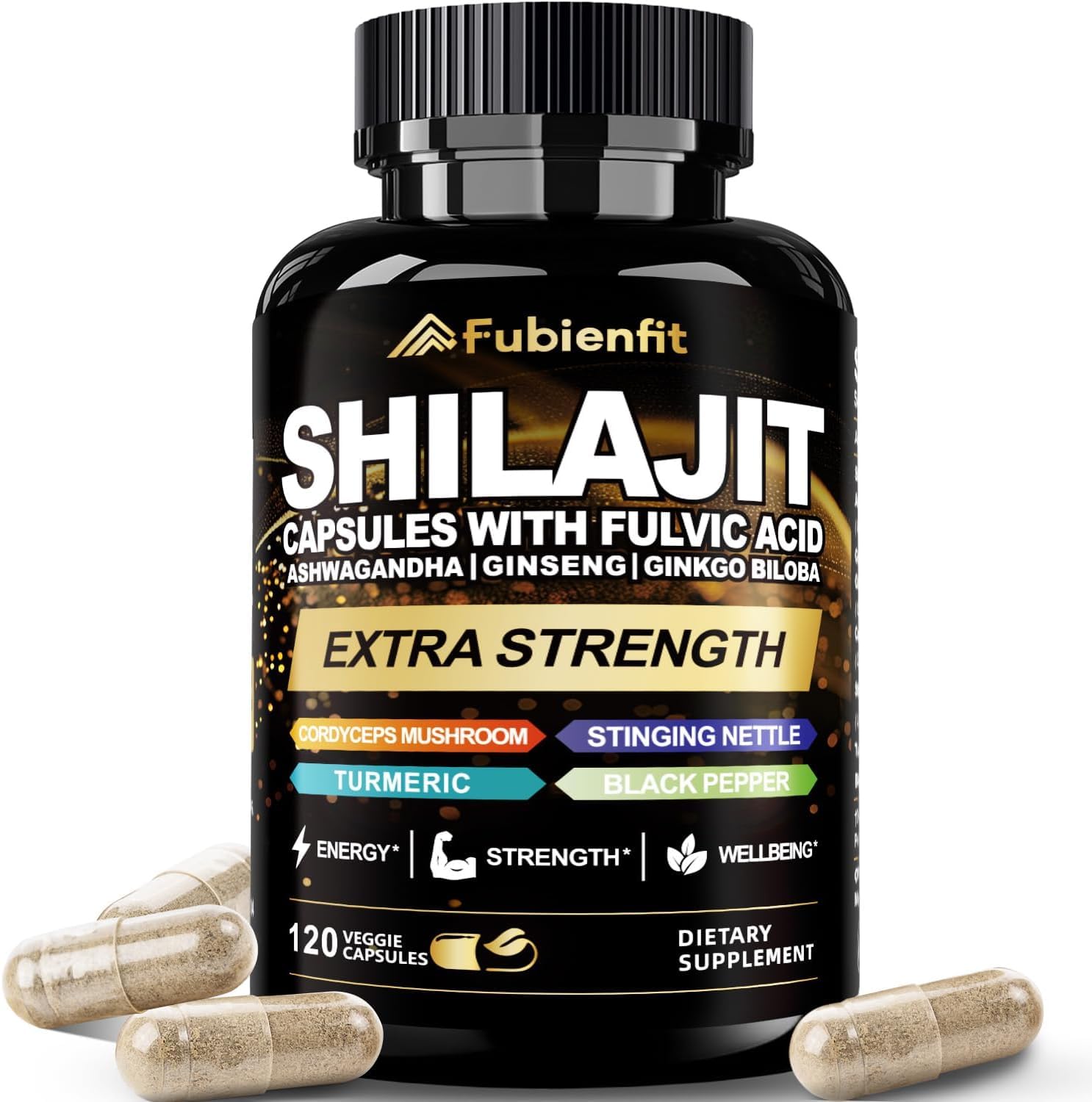 Fubienfit Premium Shilajit for Men 120 Capsules