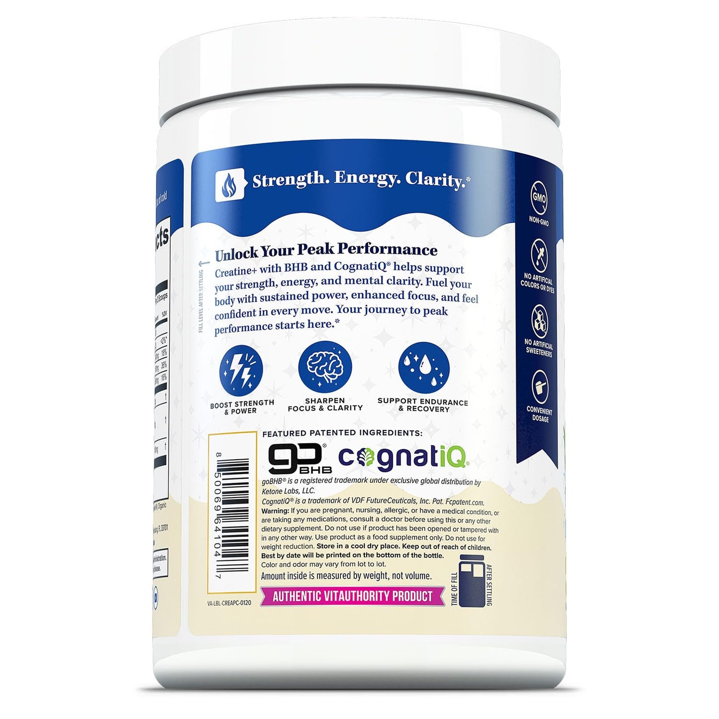 Vitauthority Creatine Monohydrate Powder 13.9 Ounce