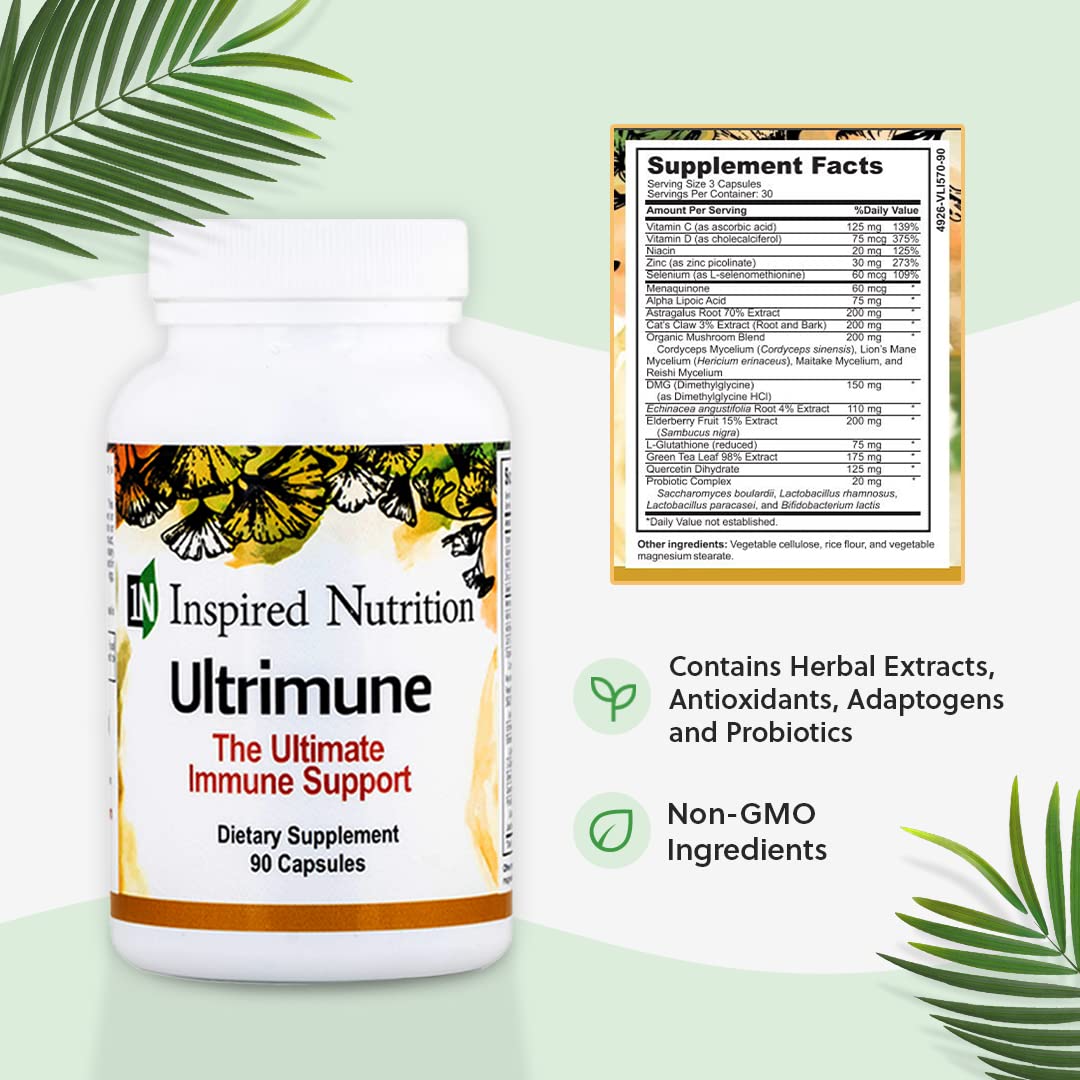 Inspired Nutrition Ultrimune Ultimate Immune Support 90 Capsules