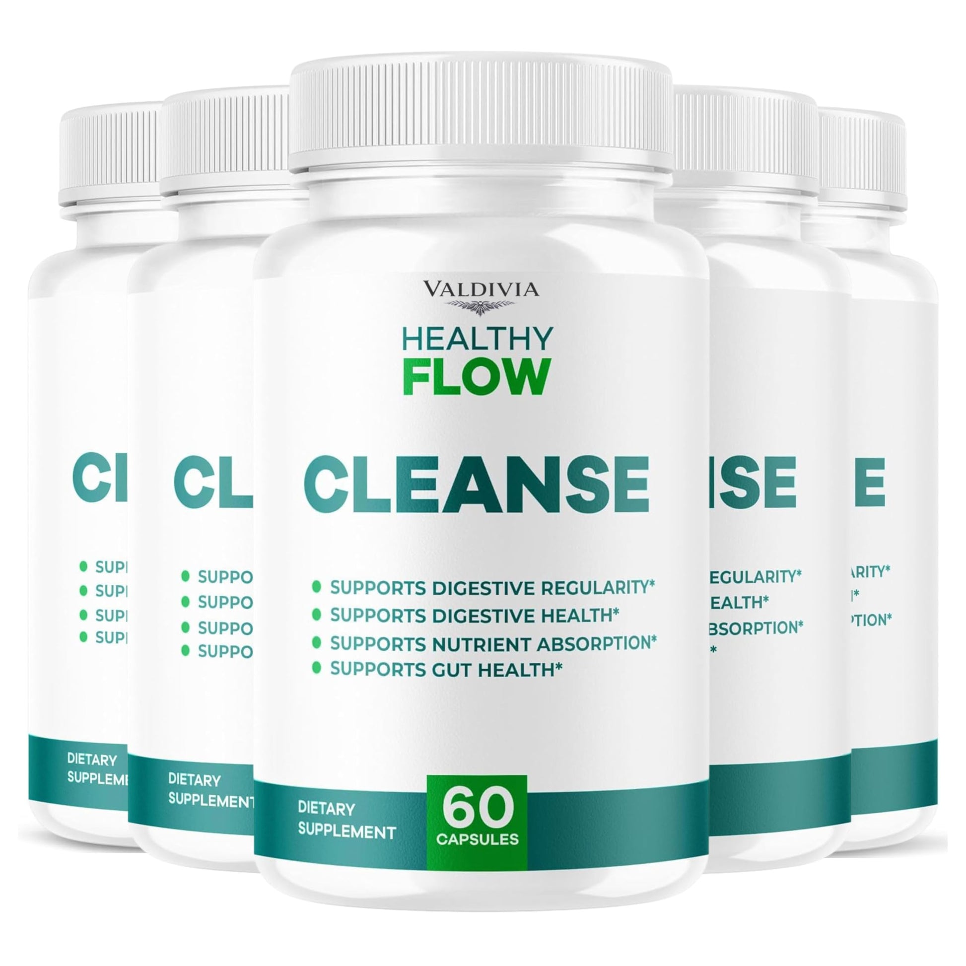 Valdivia Healthy Flow Cleanse Capsules, 300 Capsules