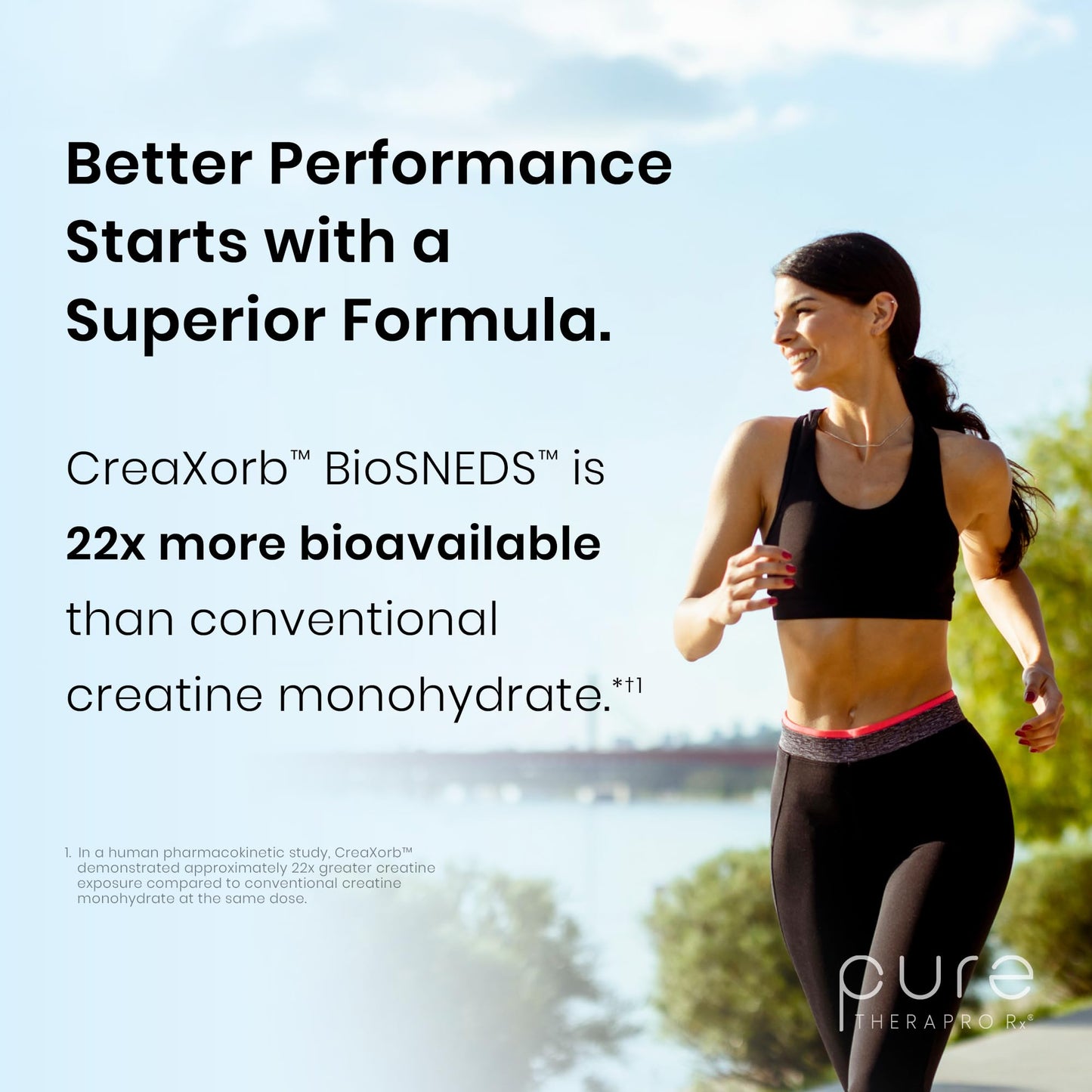 Pure Therapro Rx Creatine Capsules, 60 Capsules