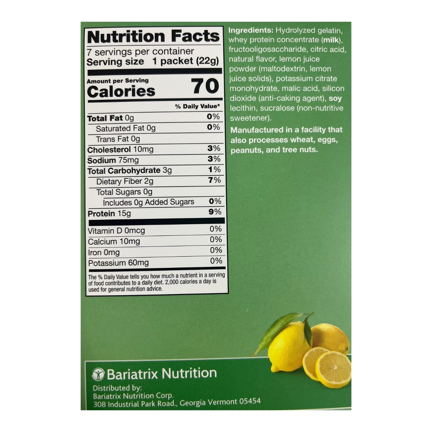 ProtiFit High Protein Lemon Fruit Drink Powder 3 Pack