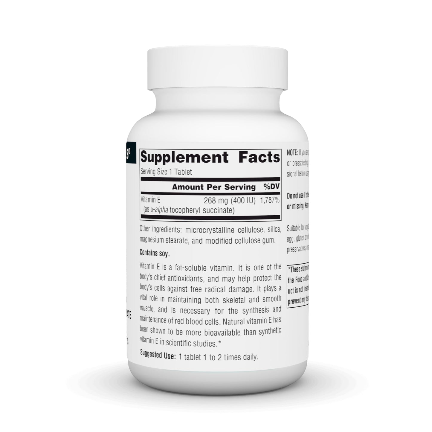 Source Naturals Vitamin E 400 IU, 100 Tablets