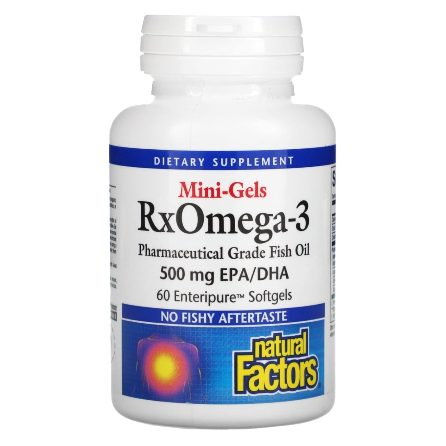 Natural Factors Rx Omega-3 Factors Mini-Gels Softgels 60 Count