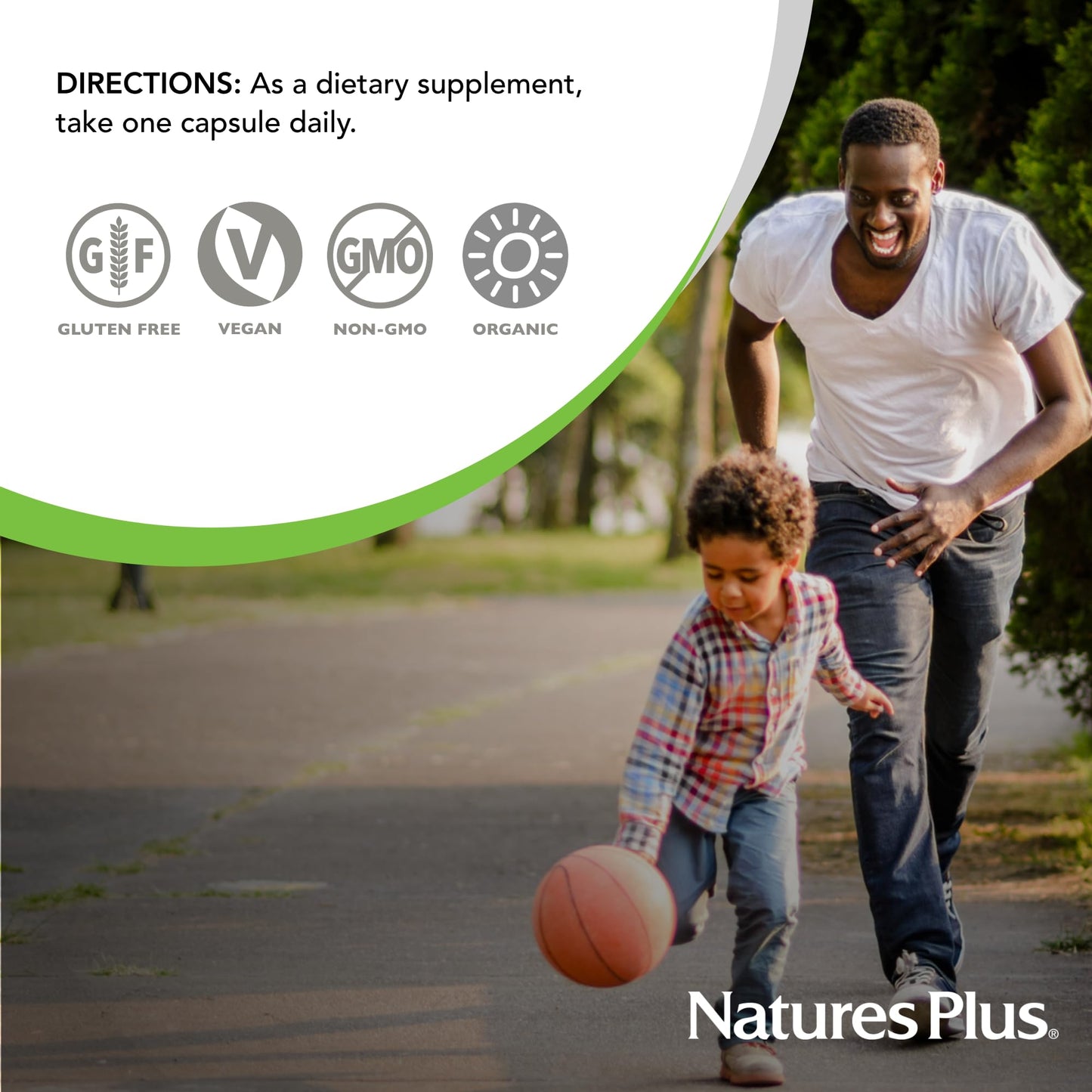 NaturesPlus Source of Life Garden Vitamin K2 Capsules, 60 Count