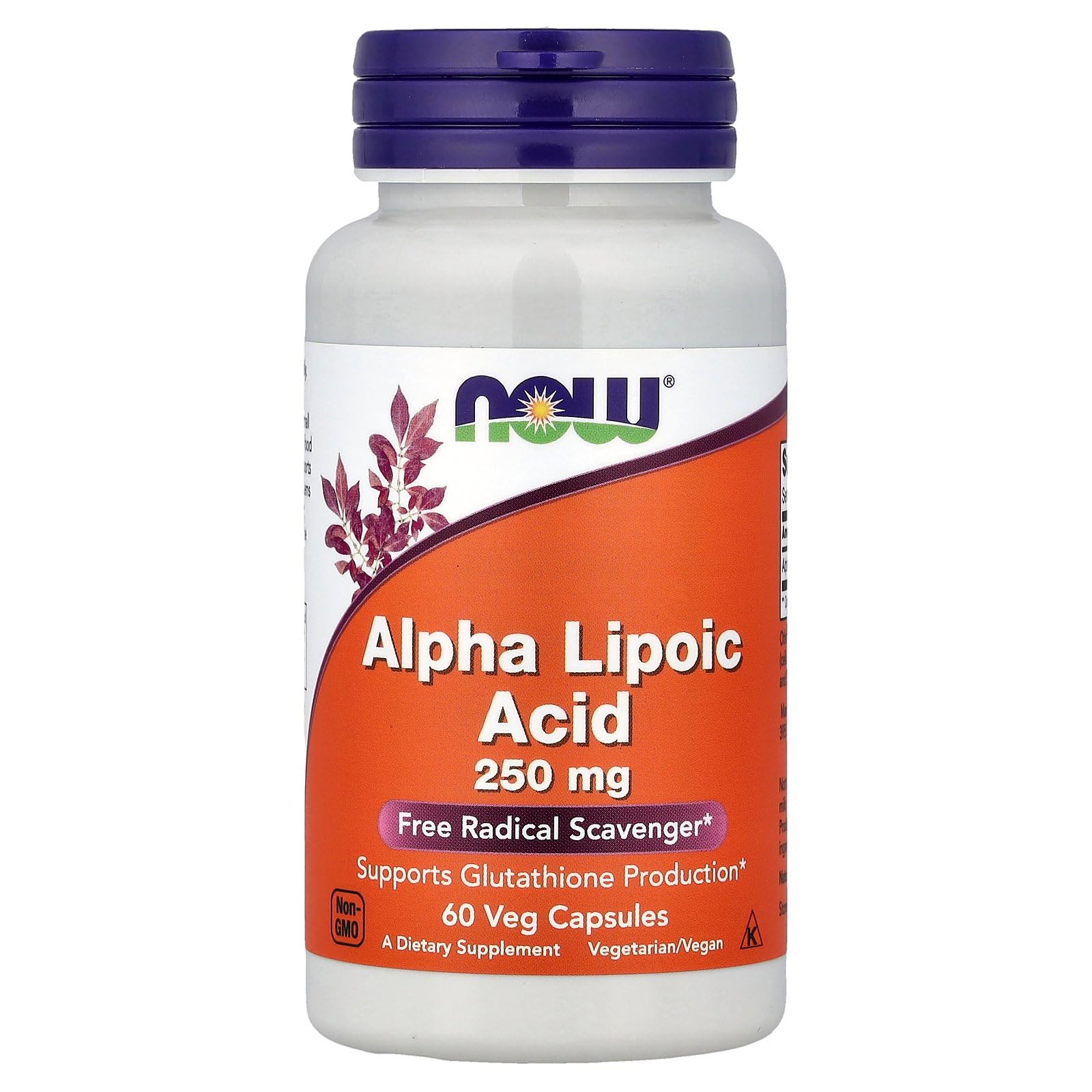 NOW Foods Alpha Lipoic Acid 250mg Capsules, 60 Count