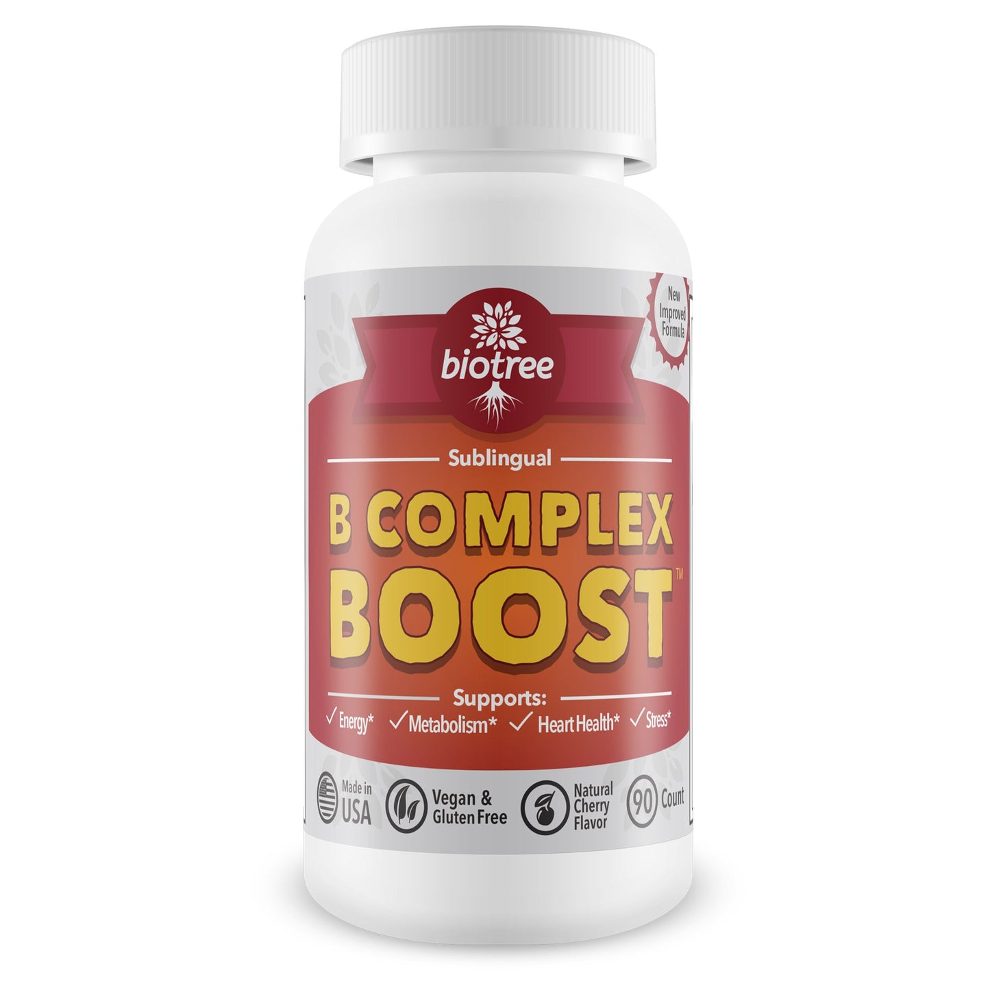 BioTree Labs Vitamin B Complex Tablet 90 Count