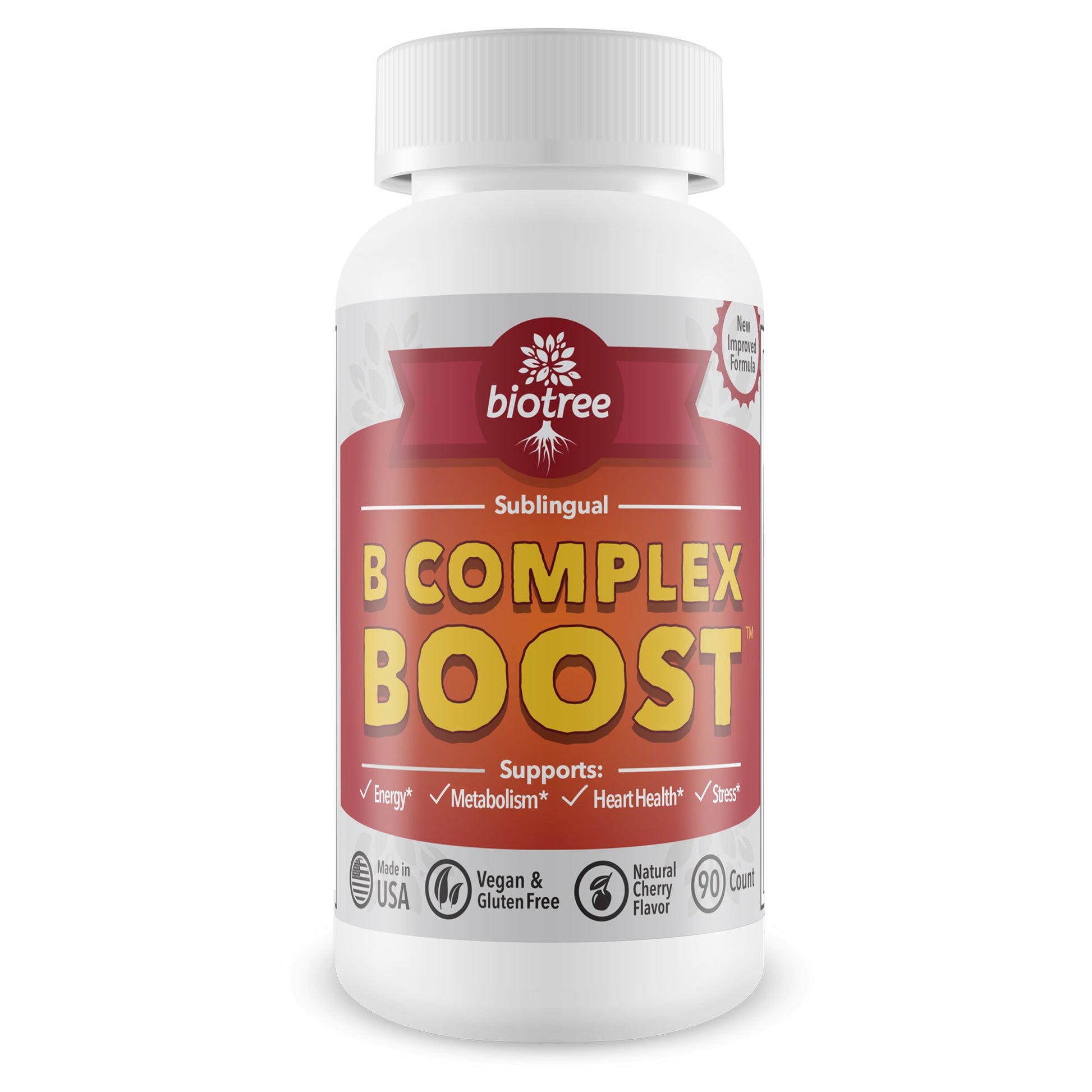 BioTree Labs Vitamin B Complex Tablet 90 Count