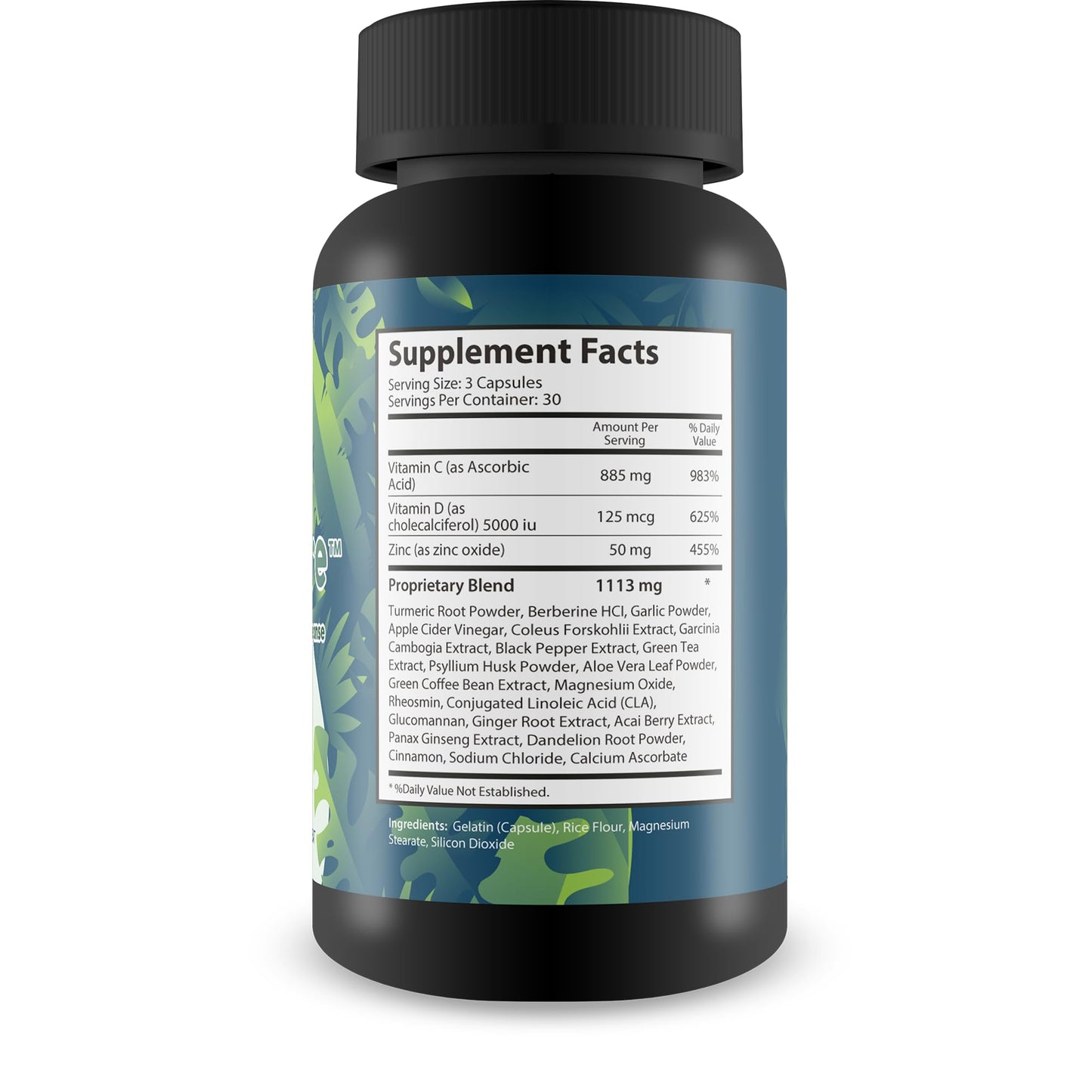 Generic Mexipure Detox Cleanse & Gut Bloat Reducer Capsules 90 Count