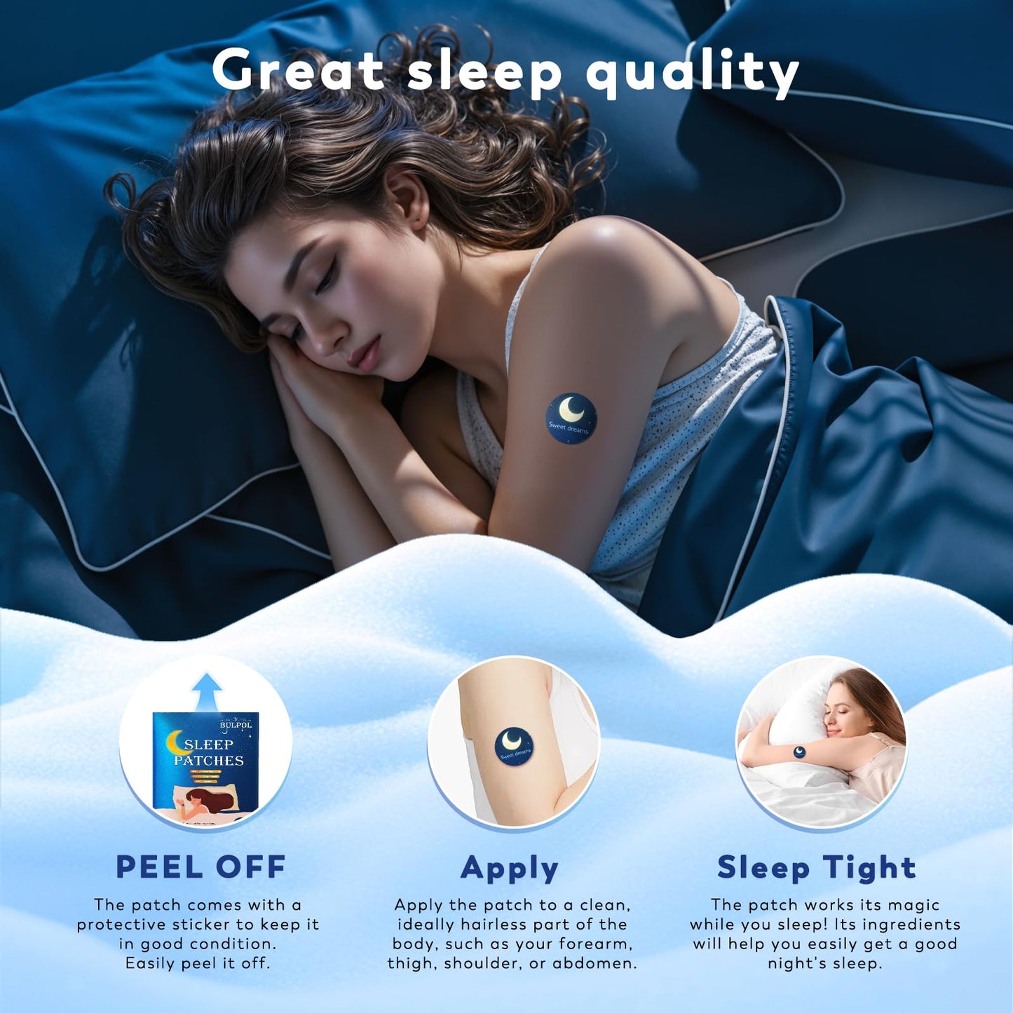 BULPOL Sleep Patches for Adults 60 Tablets