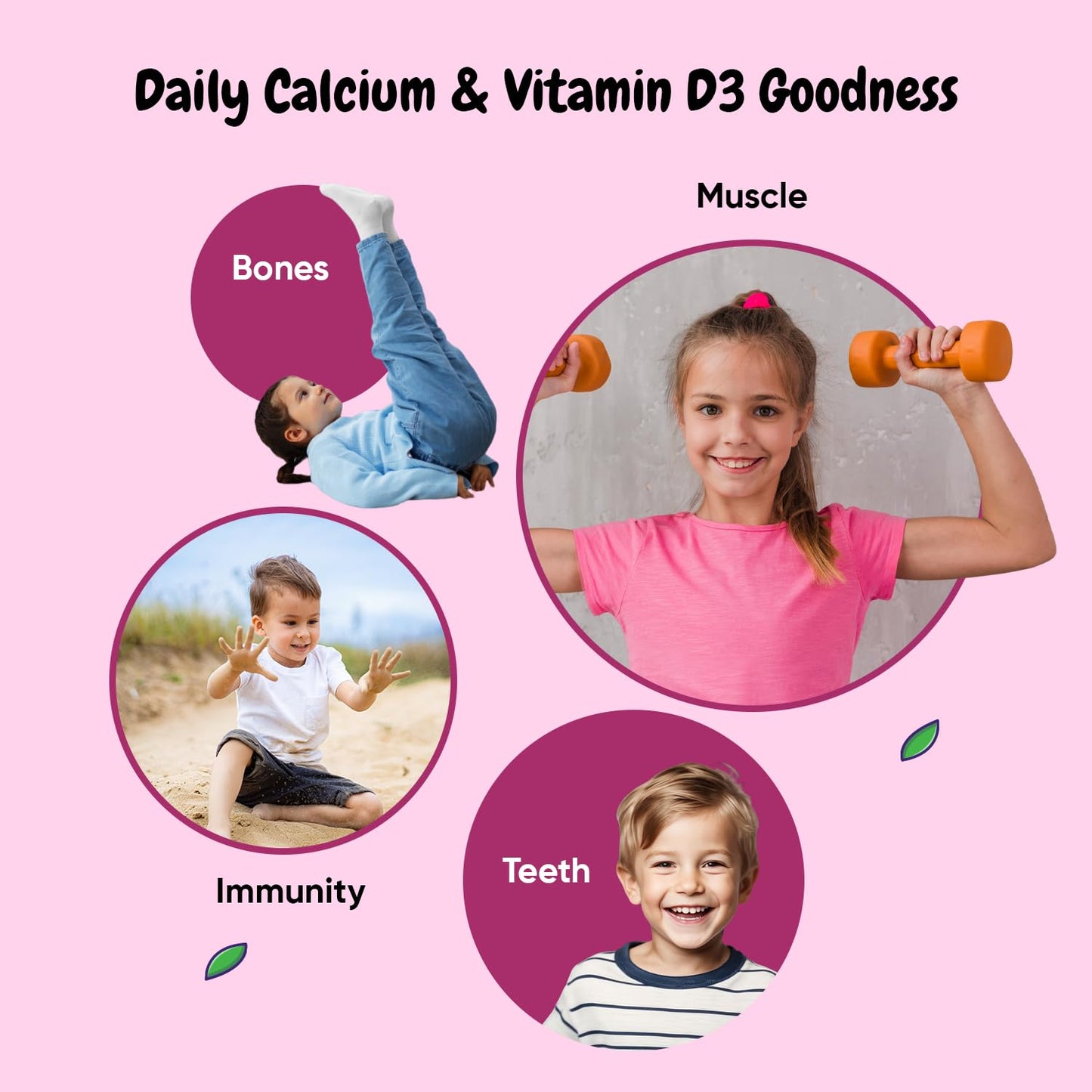 maxmedix Kids Calcium with Vitamin D3 Gummies, 90 Count