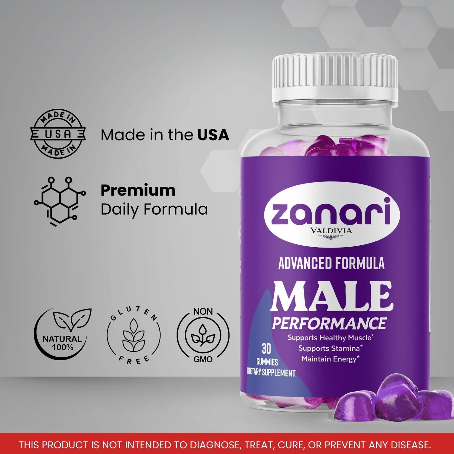 Valdivia Zanari Gummies 60 Gummies