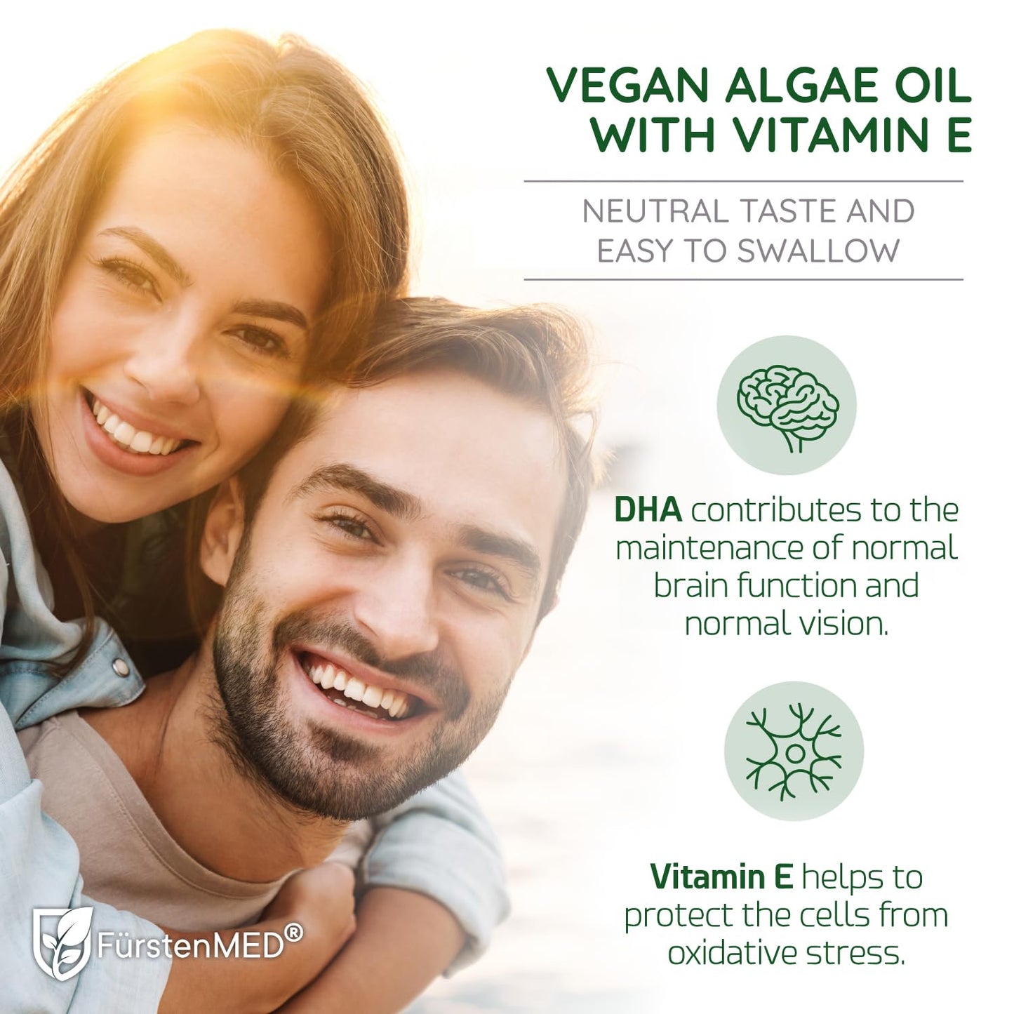 FürstenMED Algae Oil Vegan Omega-3 Softgels 60
