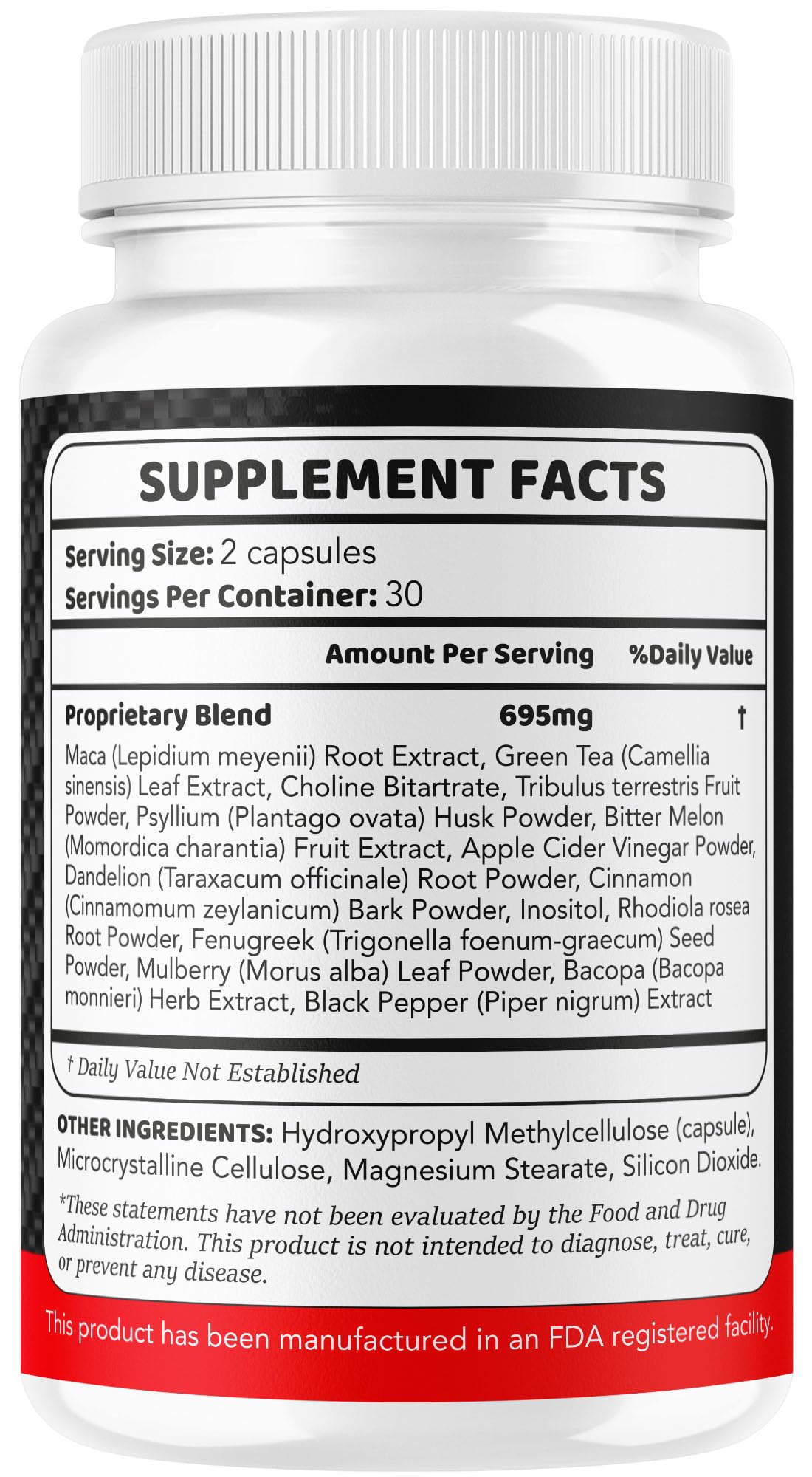 LIVORKA Ereforce Capsules Advanced Daily Formula - Maximum Strength, All Natural Ingredients, 180 Capsules